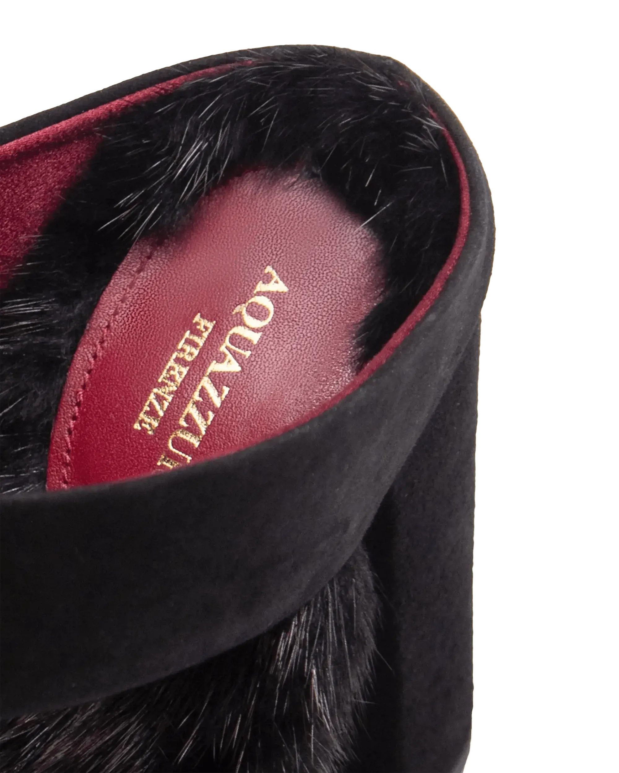 Suede Mink Fur Sandal - DIHSAN