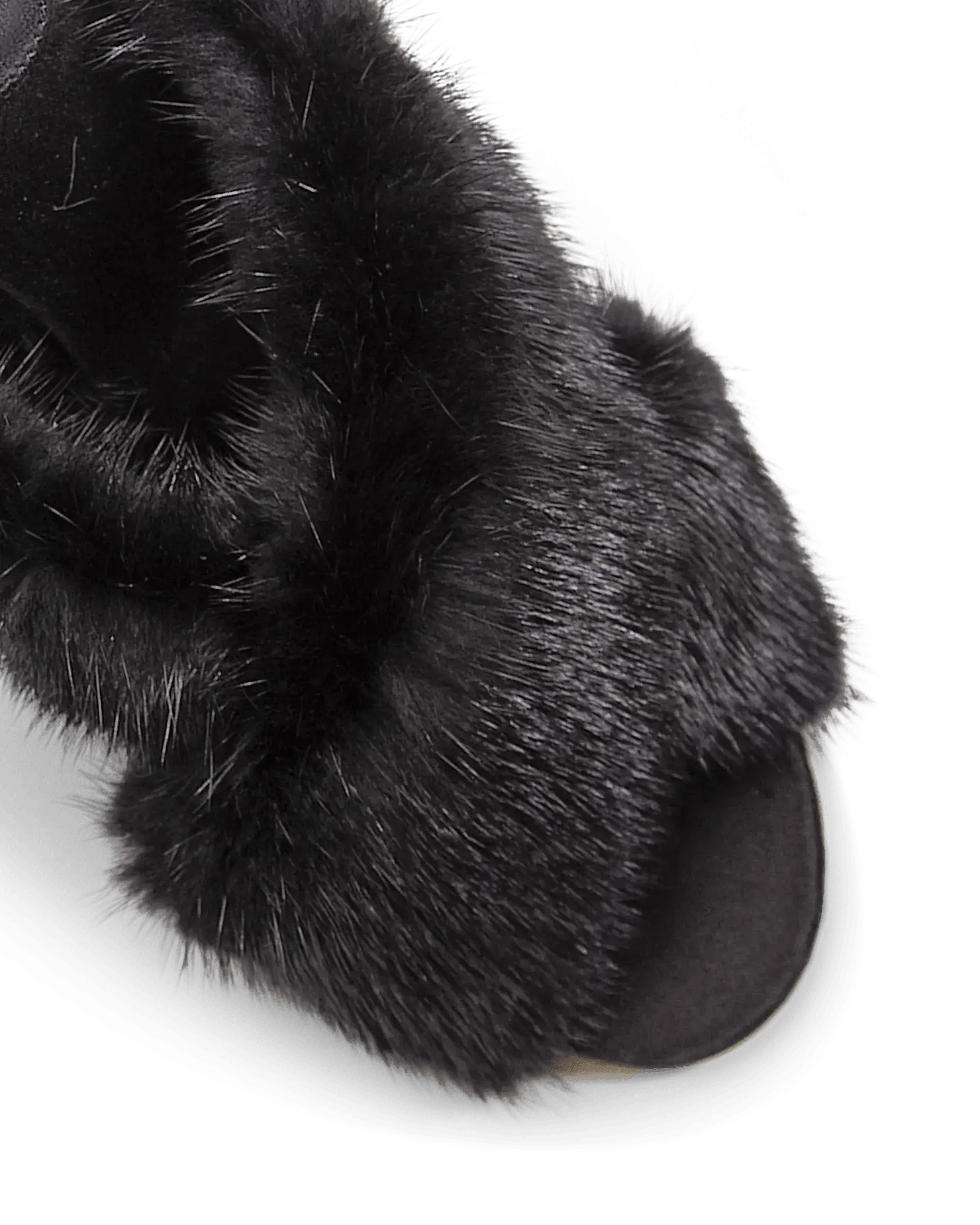 Mink Fur Mule - DIHSAN