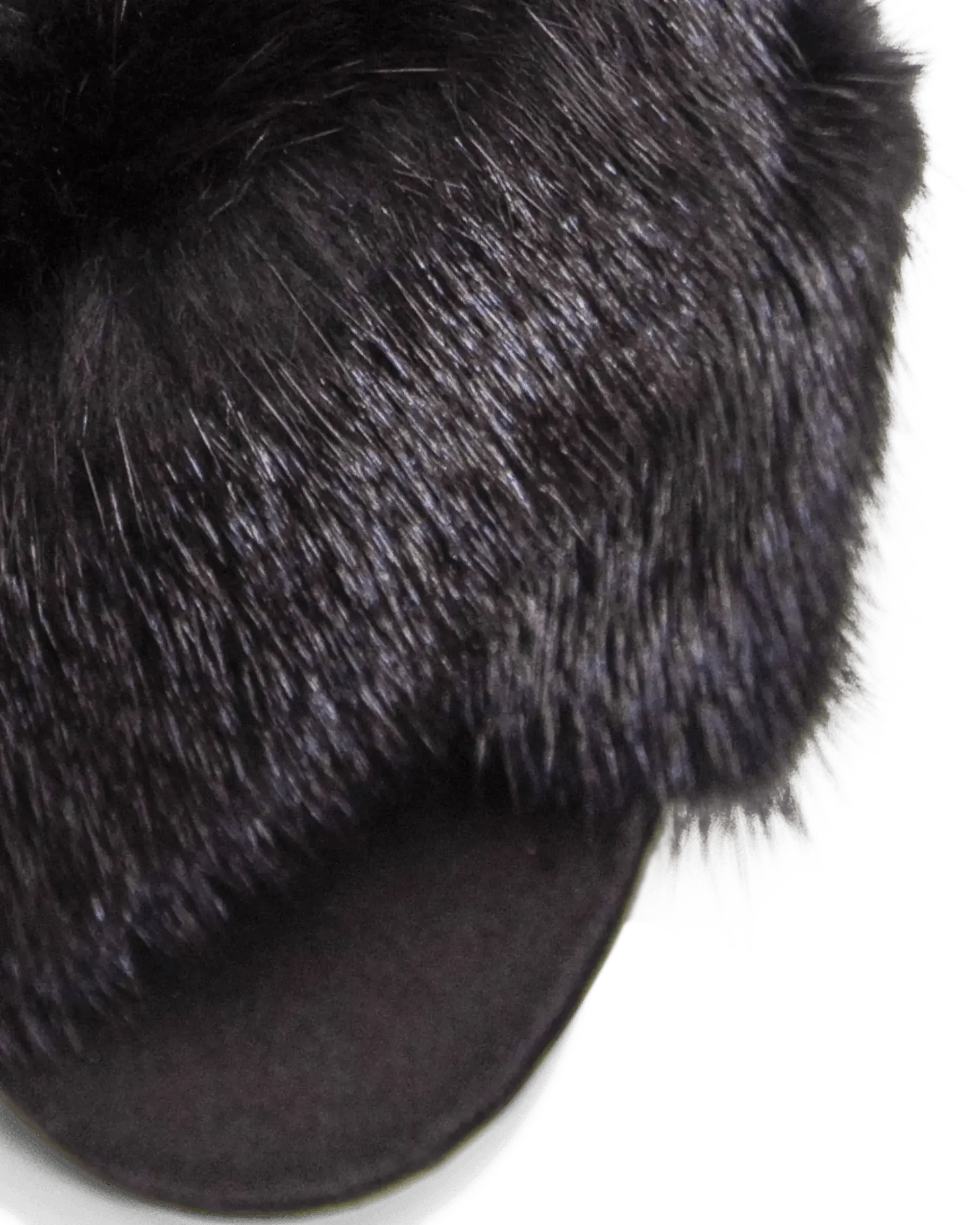 Mink Fur Mule - DIHSAN