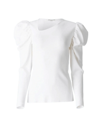 Asymmetrical Neck Blouse - DIHSAN