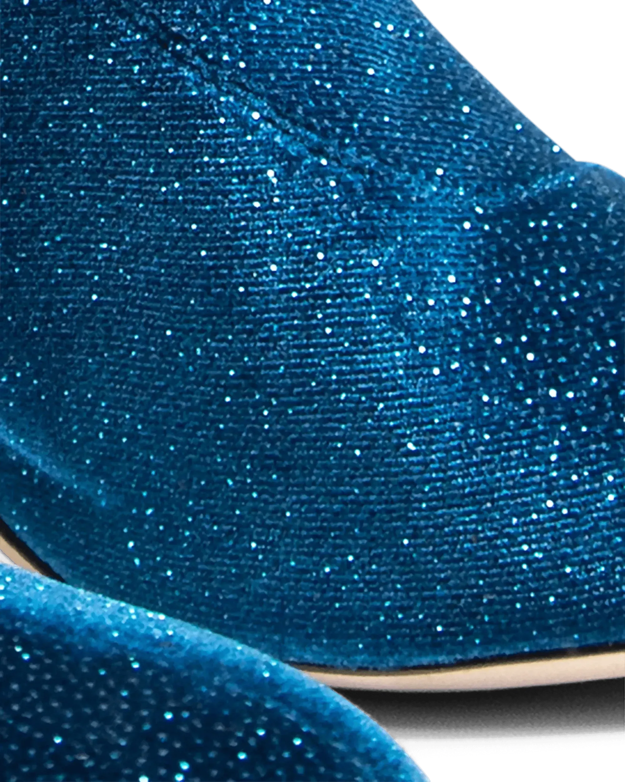 Glittery Stretch Heeled Boot - DIHSAN