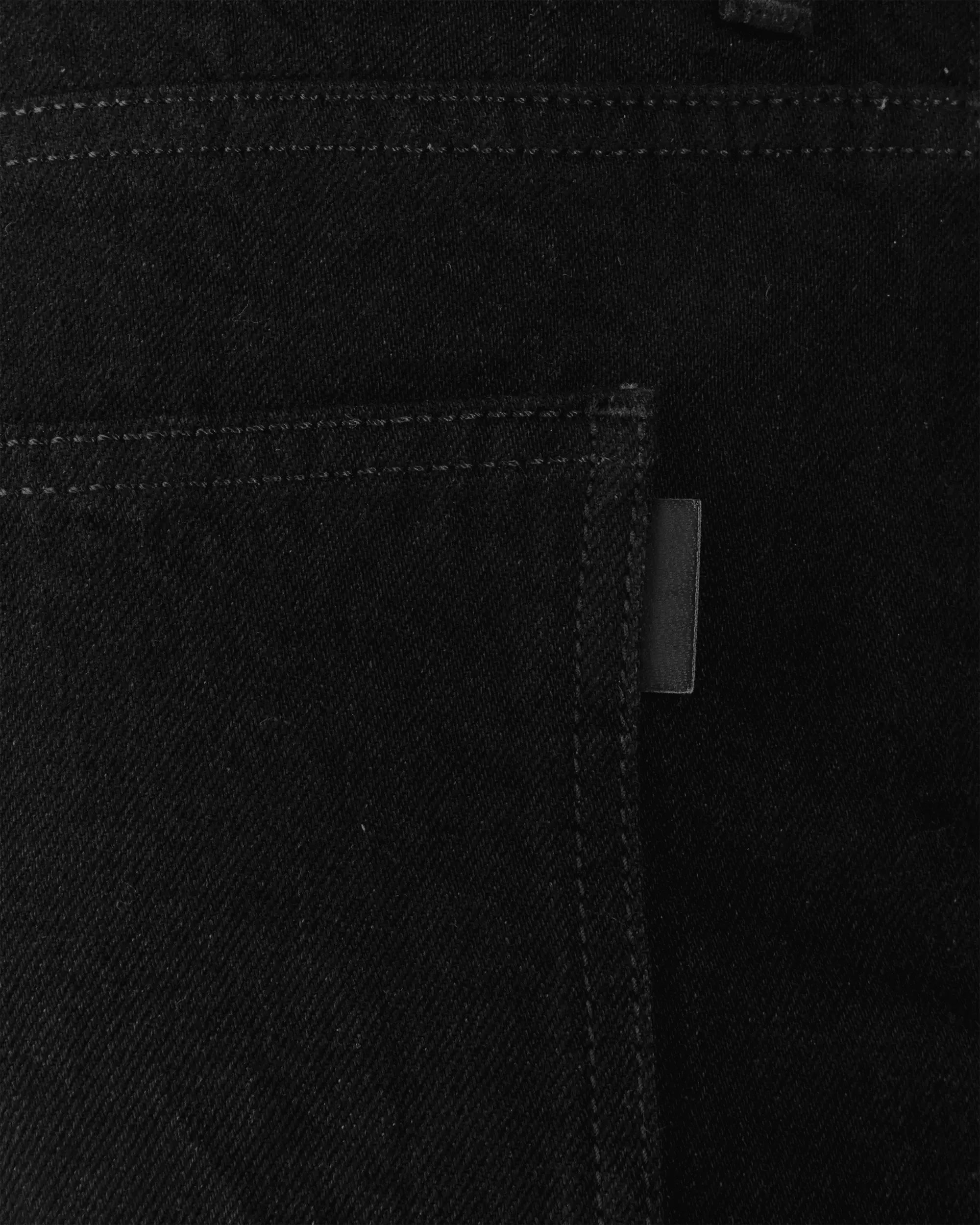 Flared Patch Pocket Jeans - DIHSAN