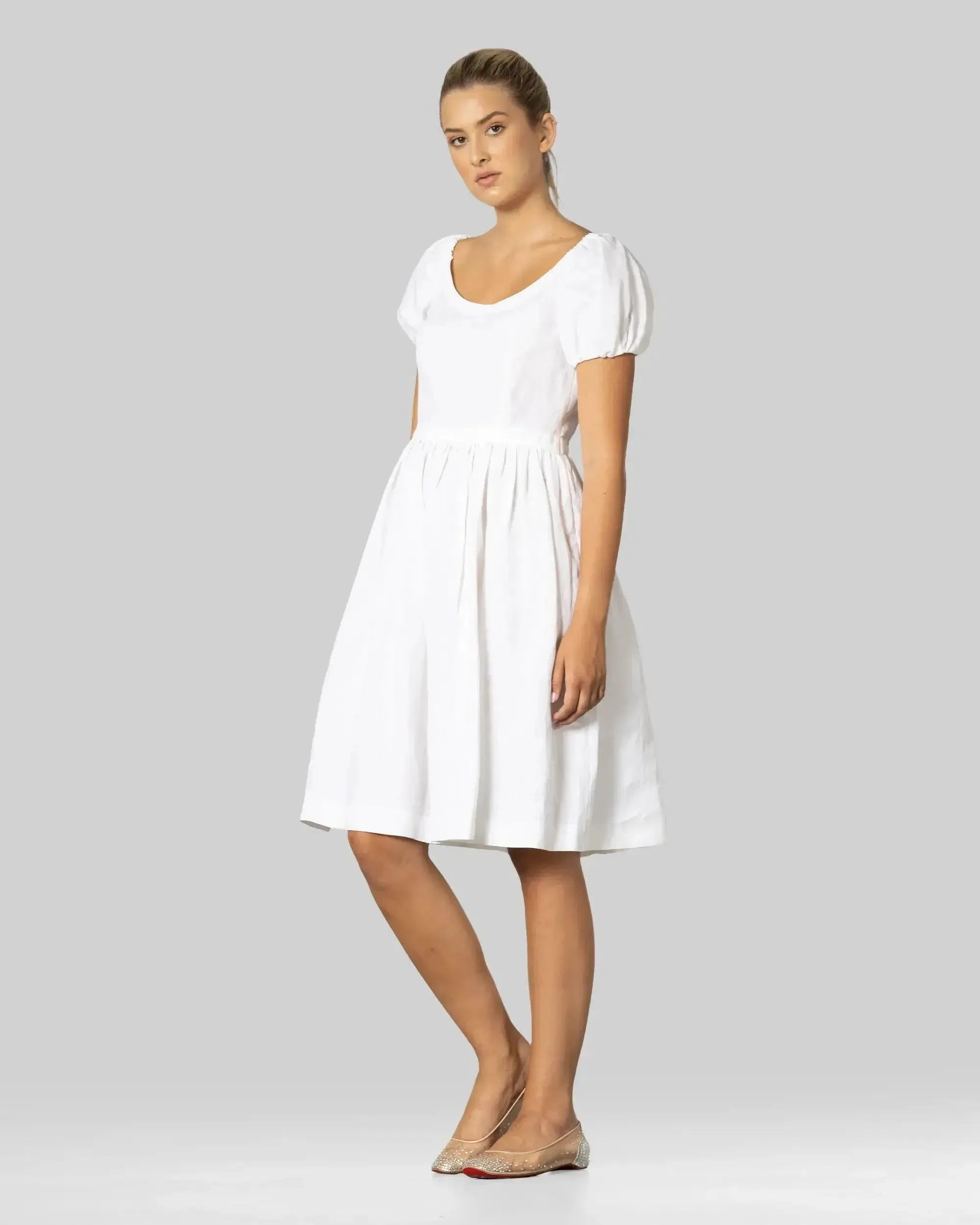 Puff Sleeve Sundress - DIHSAN
