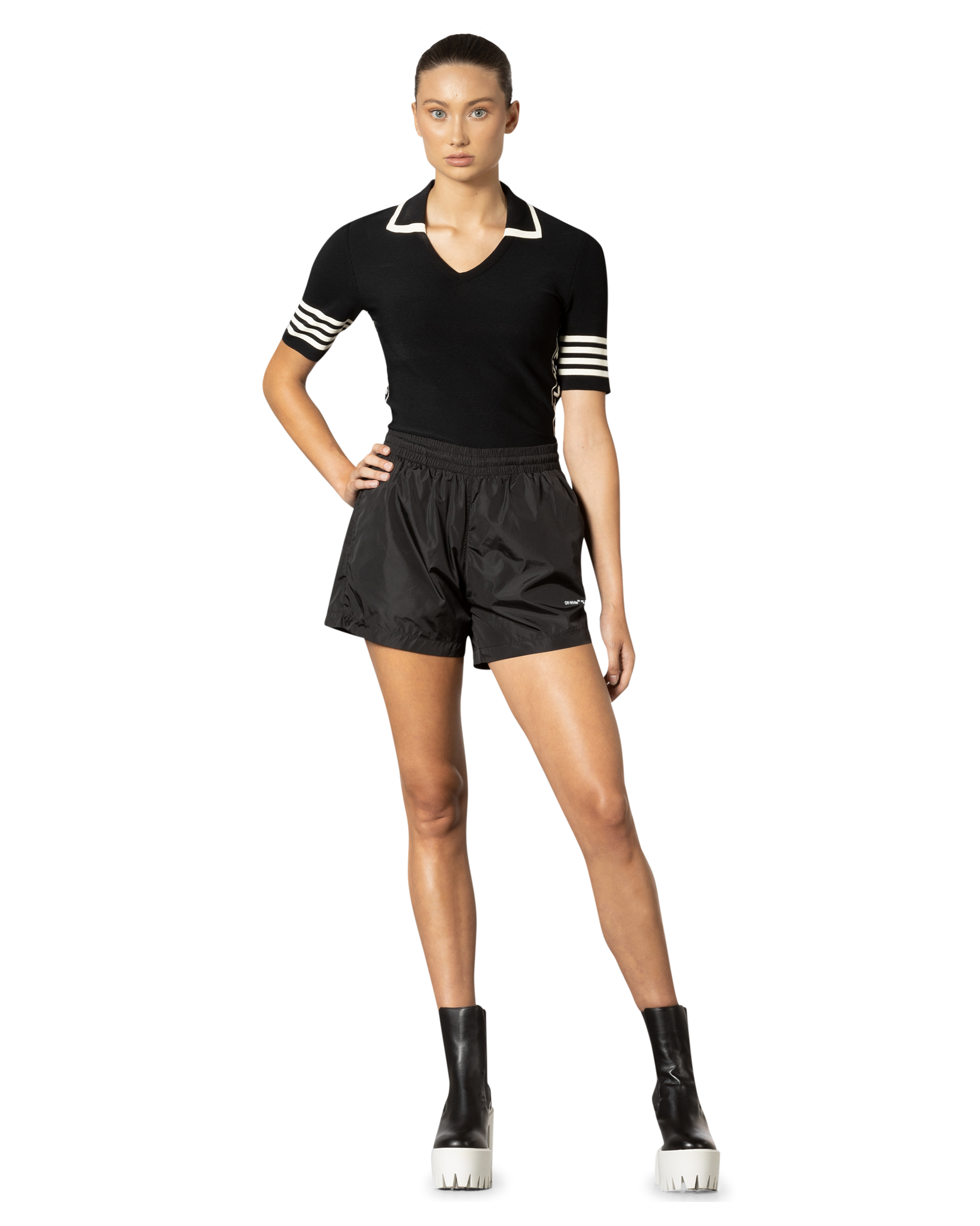 Half Sleeve Polo V-Neck Shirt