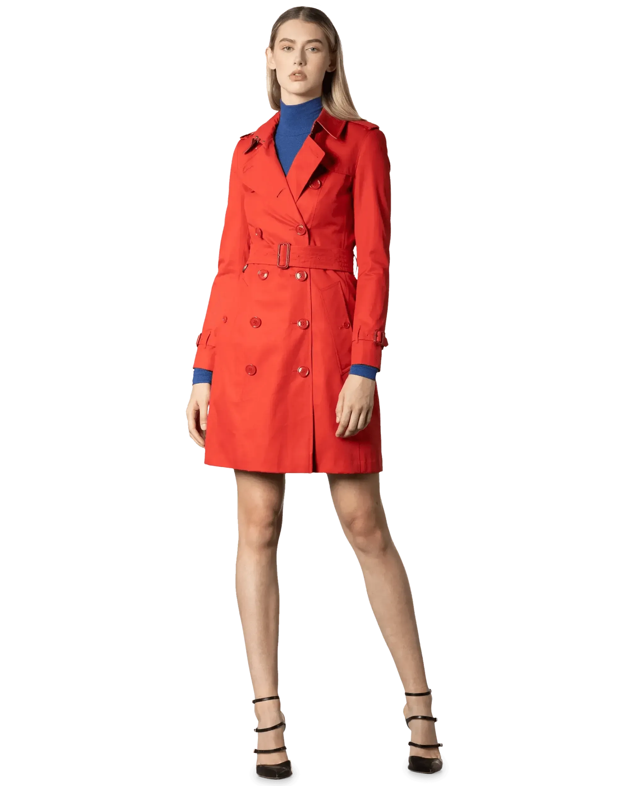 Belted Trench Coat - DIHSAN