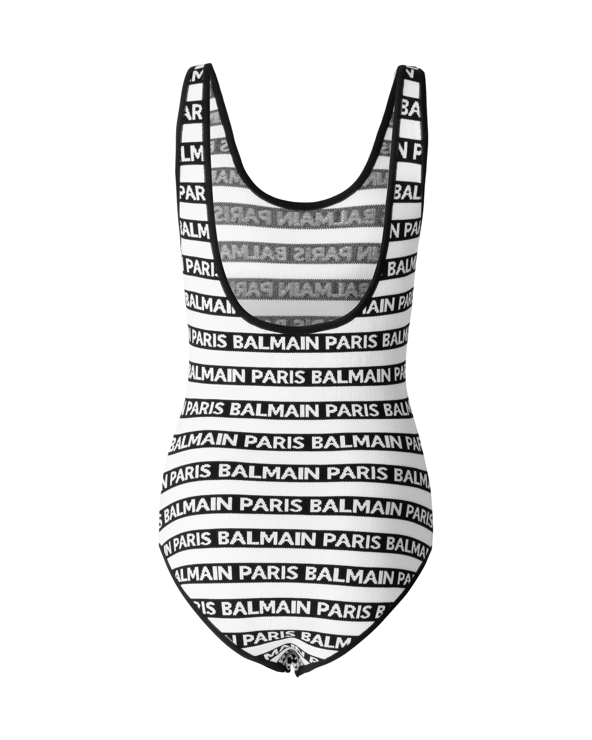 Striped Logo Bodysuit