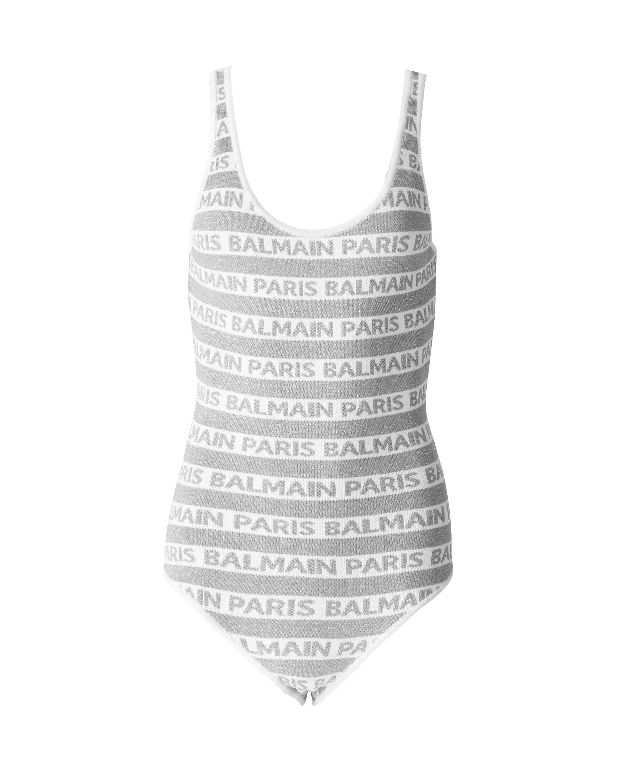 Striped Logo Bodysuit - DIHSAN