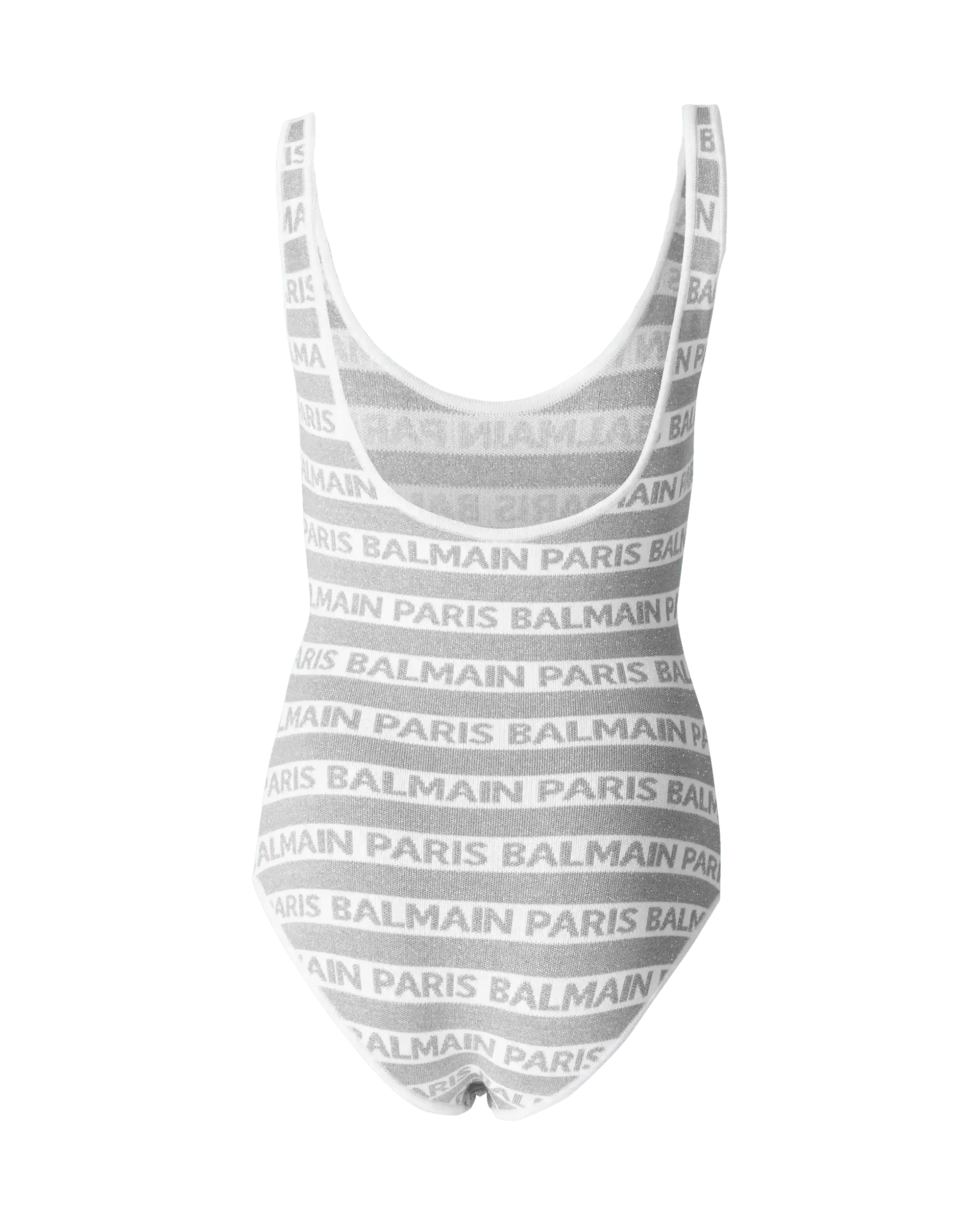 Striped Logo Bodysuit - DIHSAN