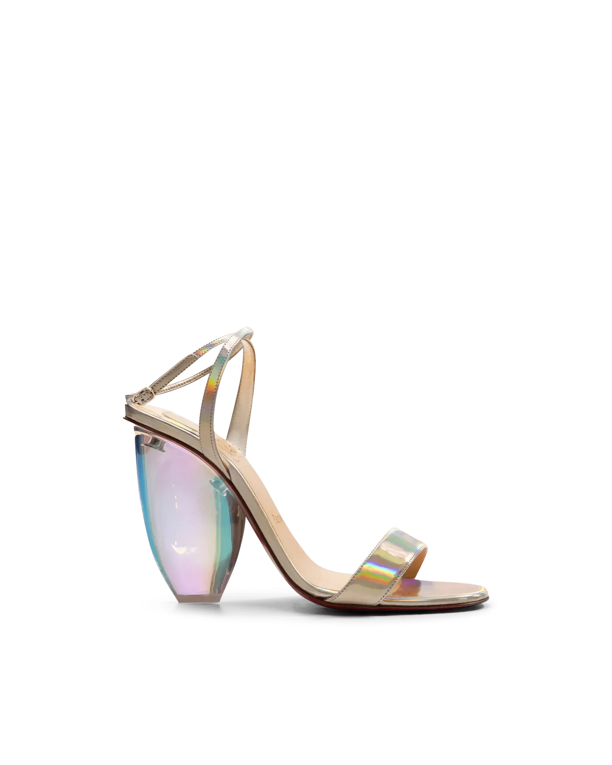 Pebble Queen Plexi-Heel Sandals - DIHSAN