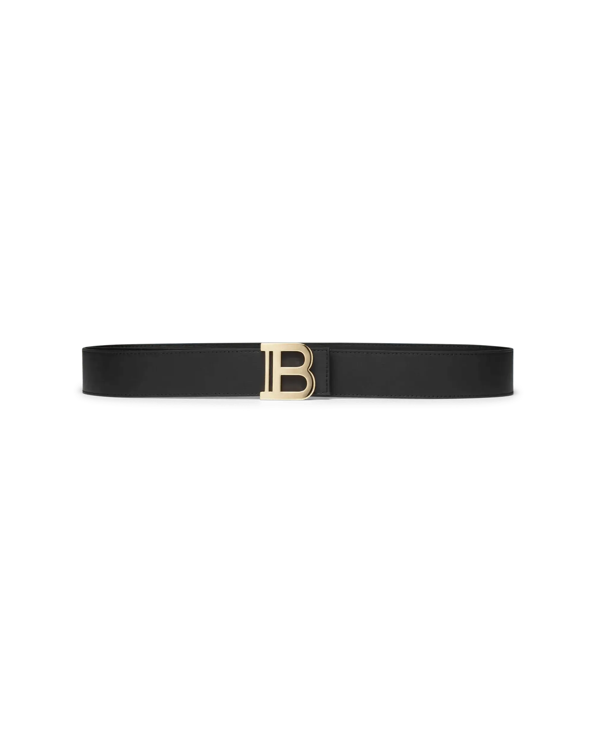 'B' Logo Leather Belt - DIHSAN