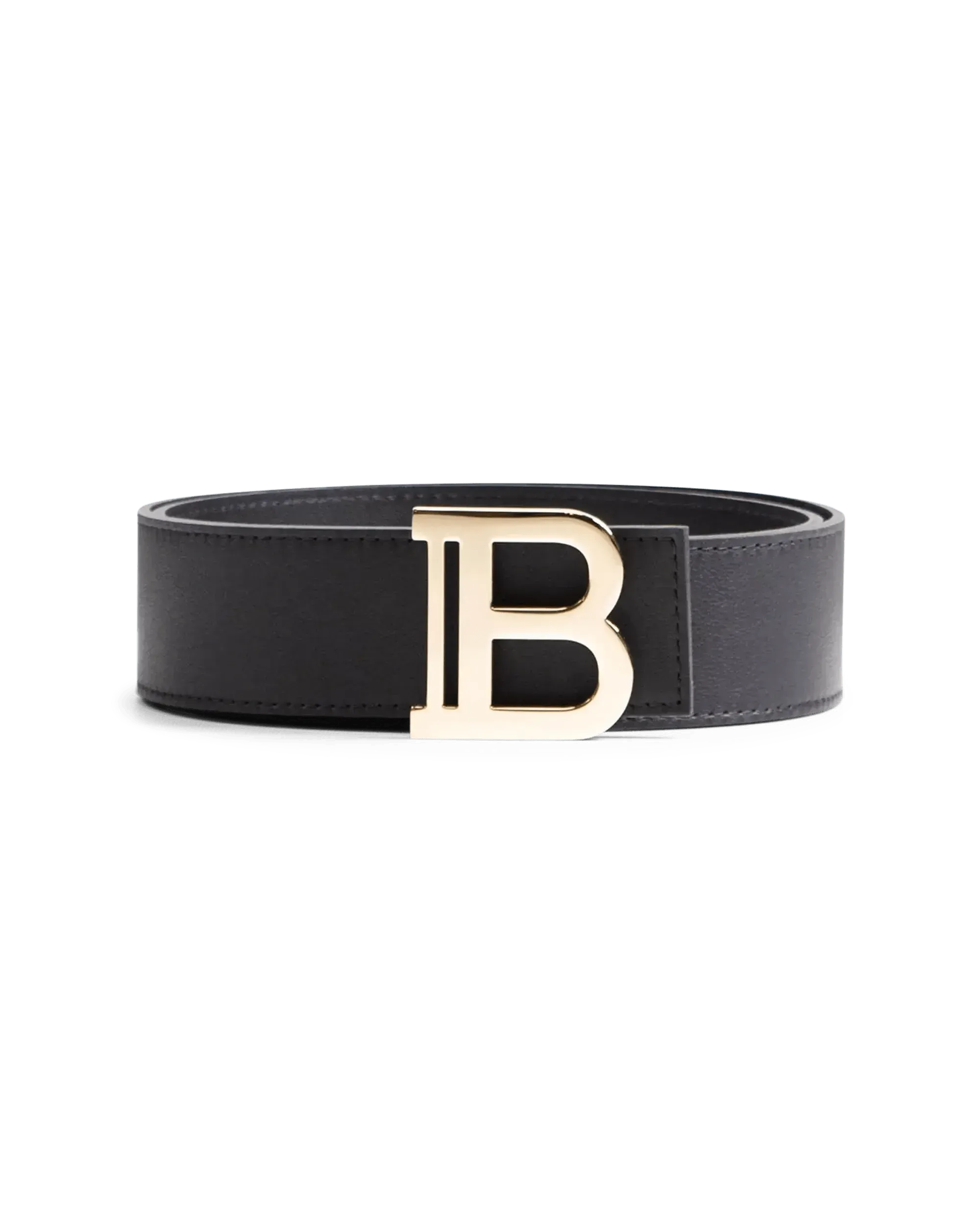 'B' Logo Leather Belt - DIHSAN
