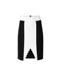 V-Detail Knit Skirt - DIHSAN