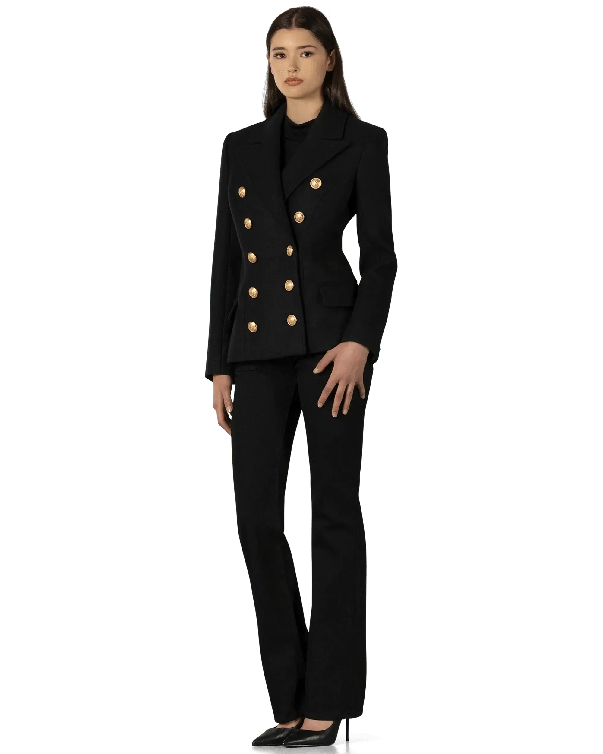 Classic Double Breasted Coat - DIHSAN