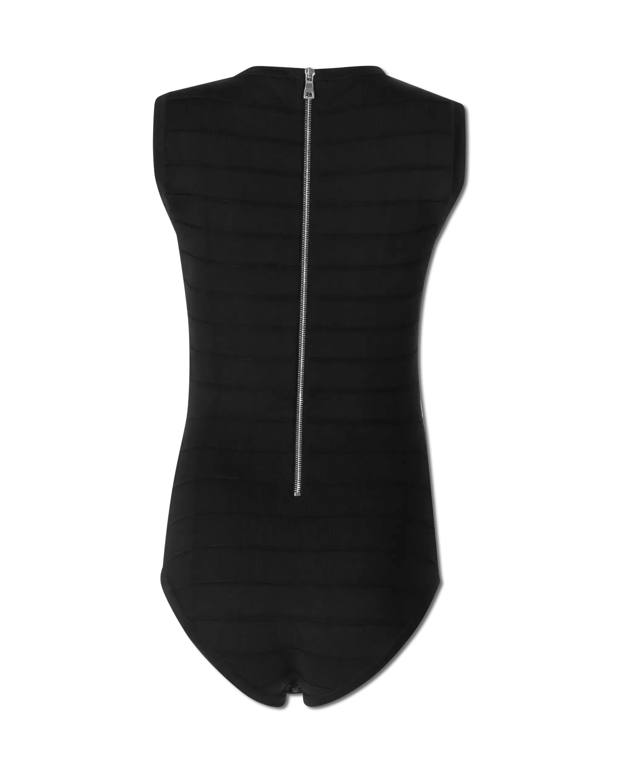 Knit V-Neck Bodysuit - DIHSAN
