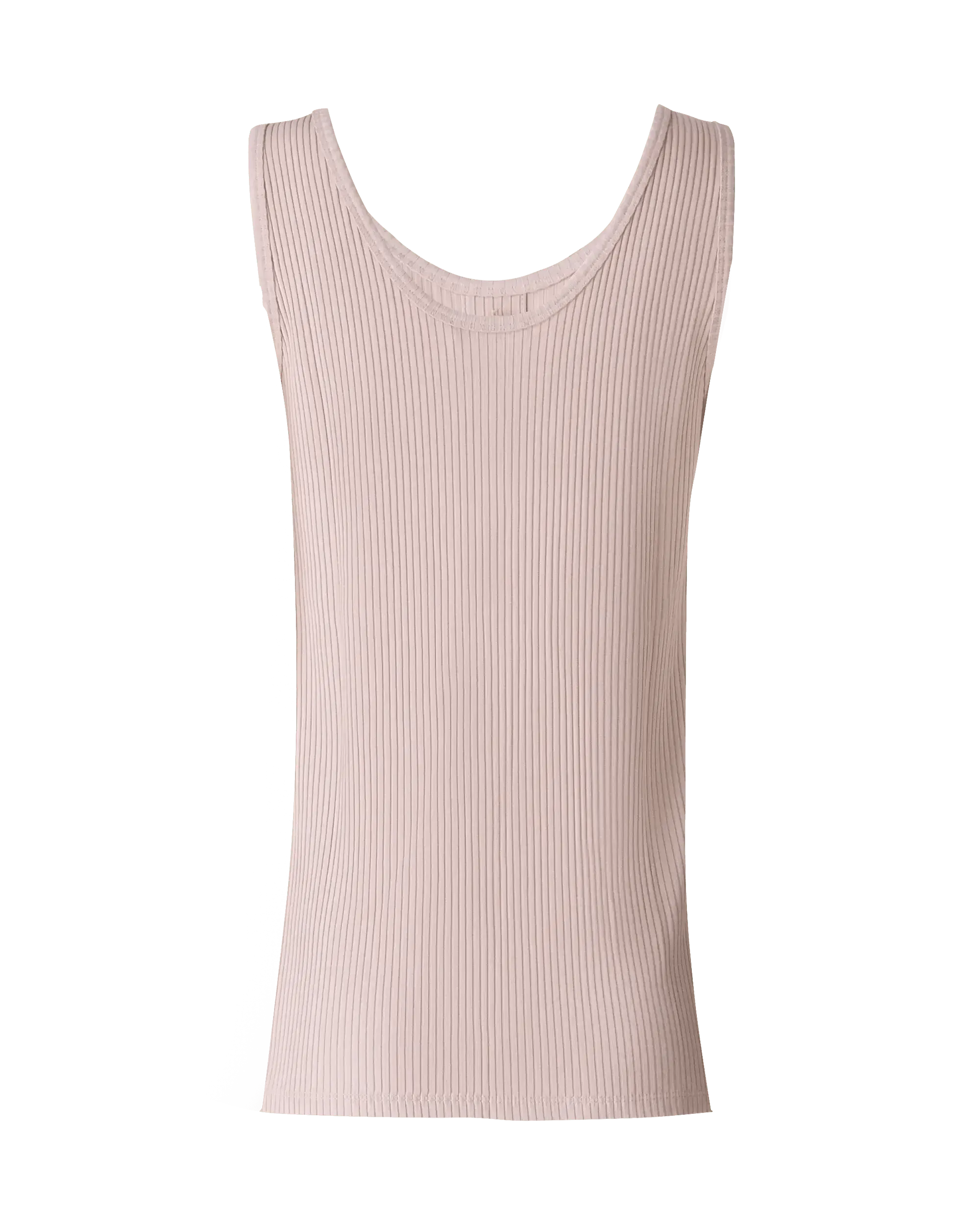 Button-Detail Ribbed Tank Top - DIHSAN