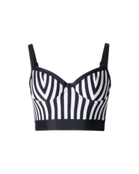 Striped Tankini Top - DIHSAN