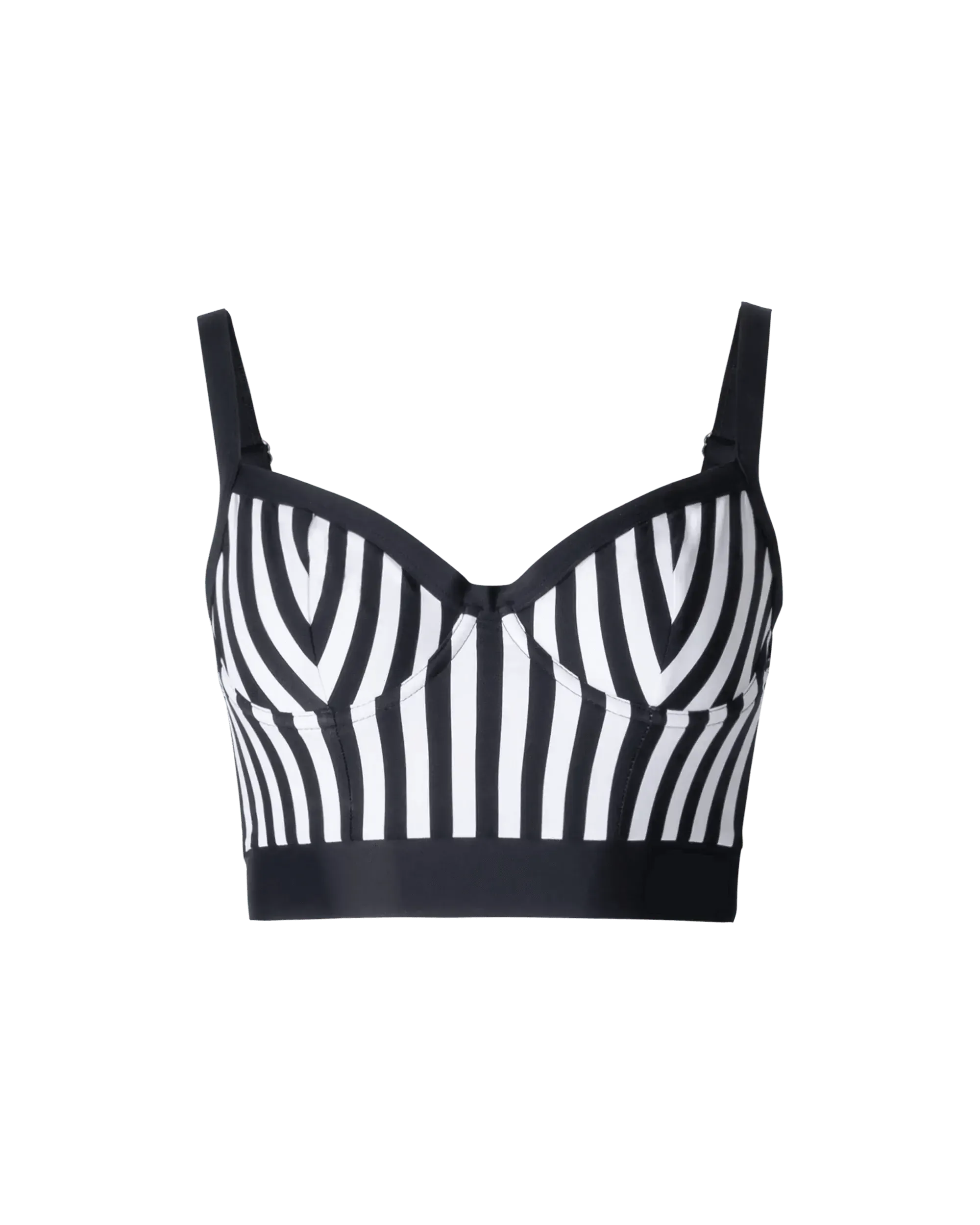 Striped Tankini Top - DIHSAN