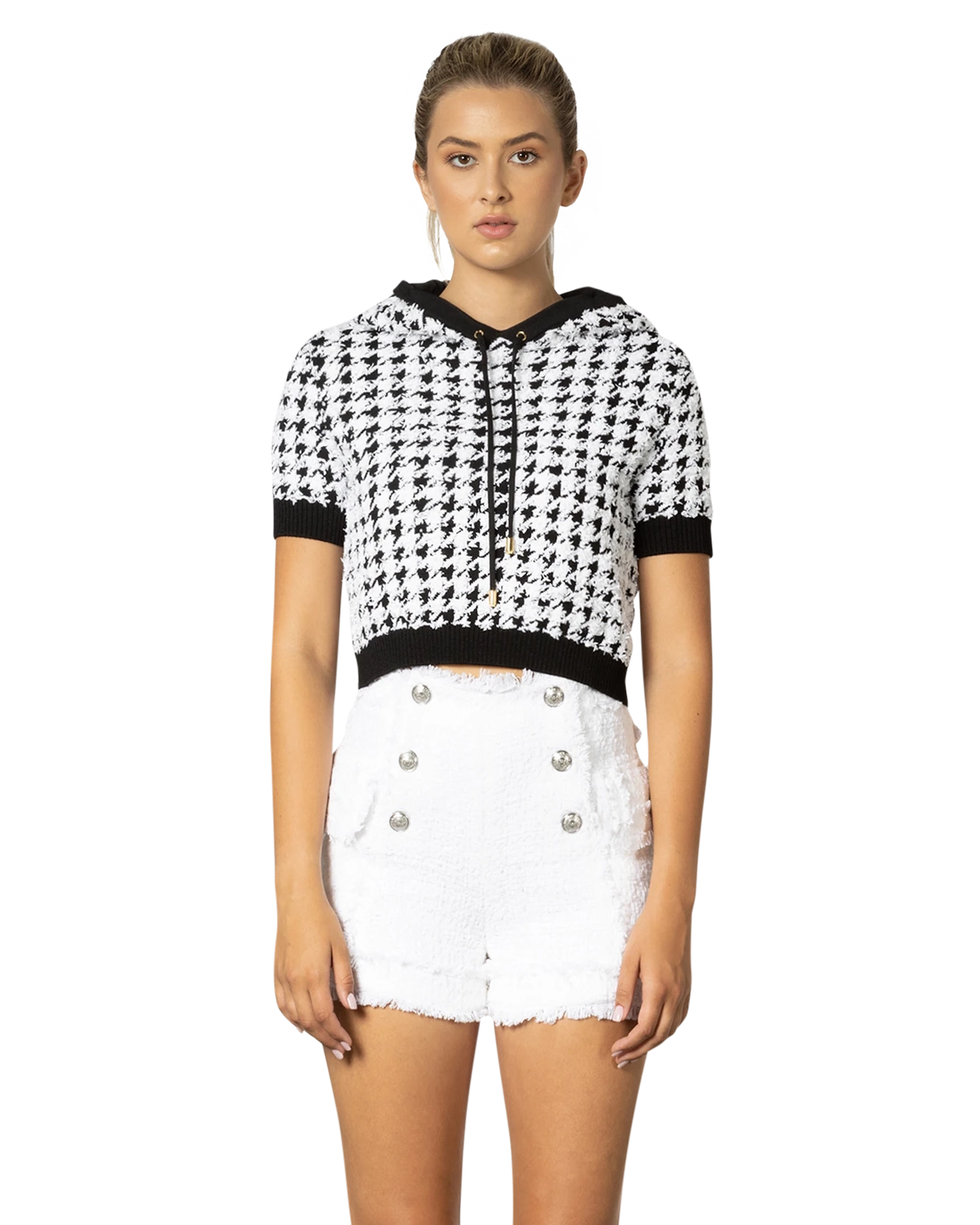 Hooded Crop Top