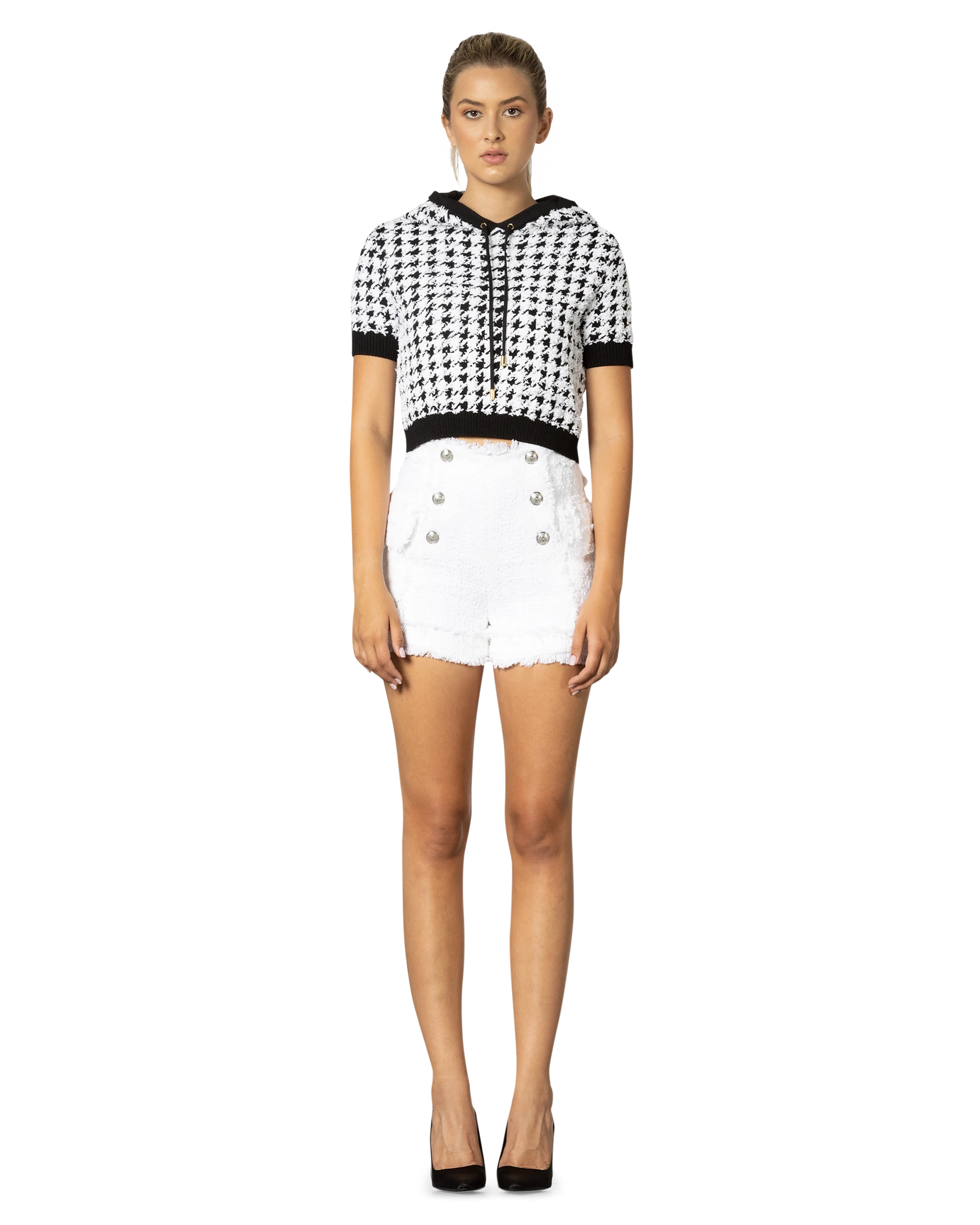 Hooded Crop Top