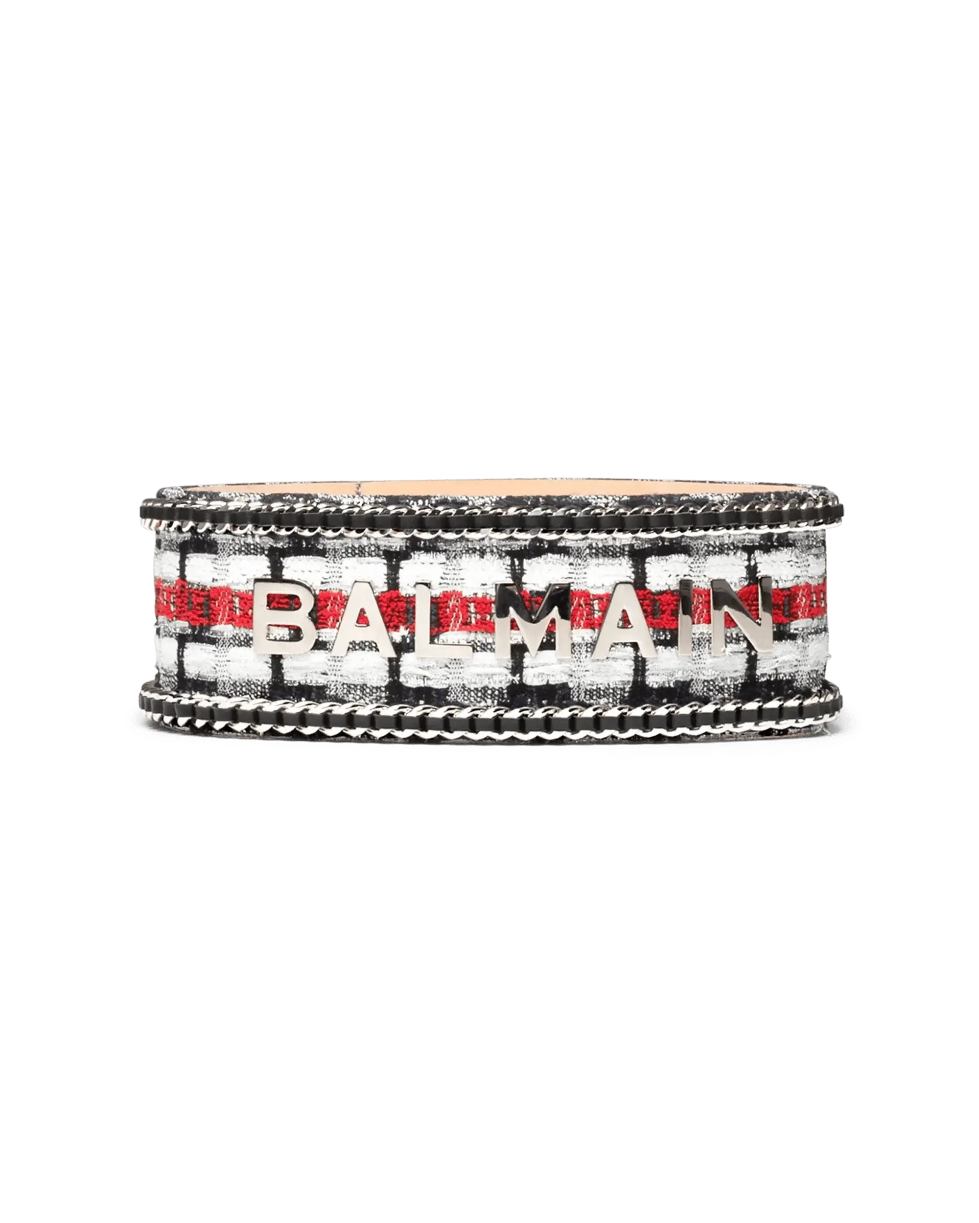 Embellished Tweed Belt - DIHSAN