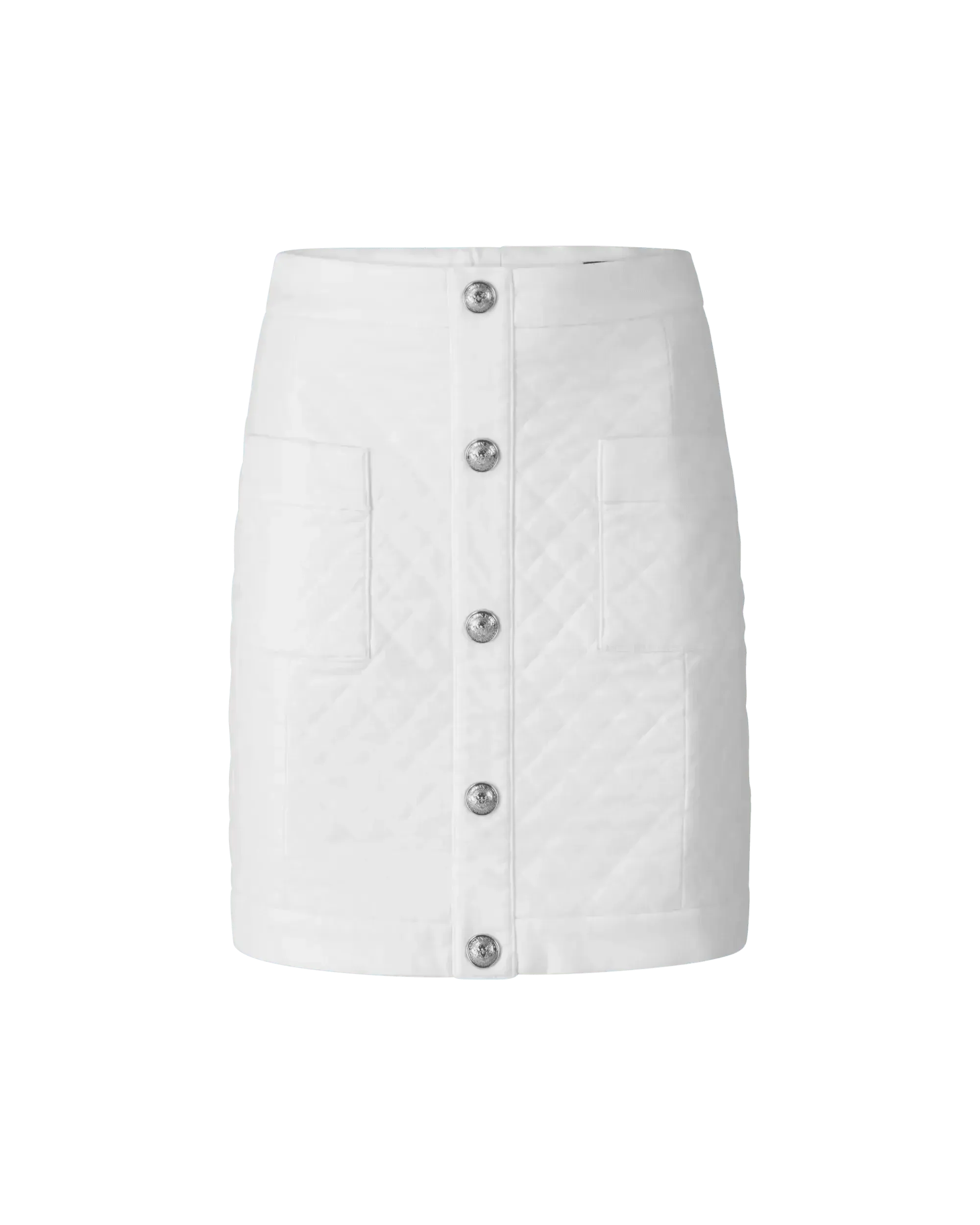 High Waisted Quilted Skirt - DIHSAN