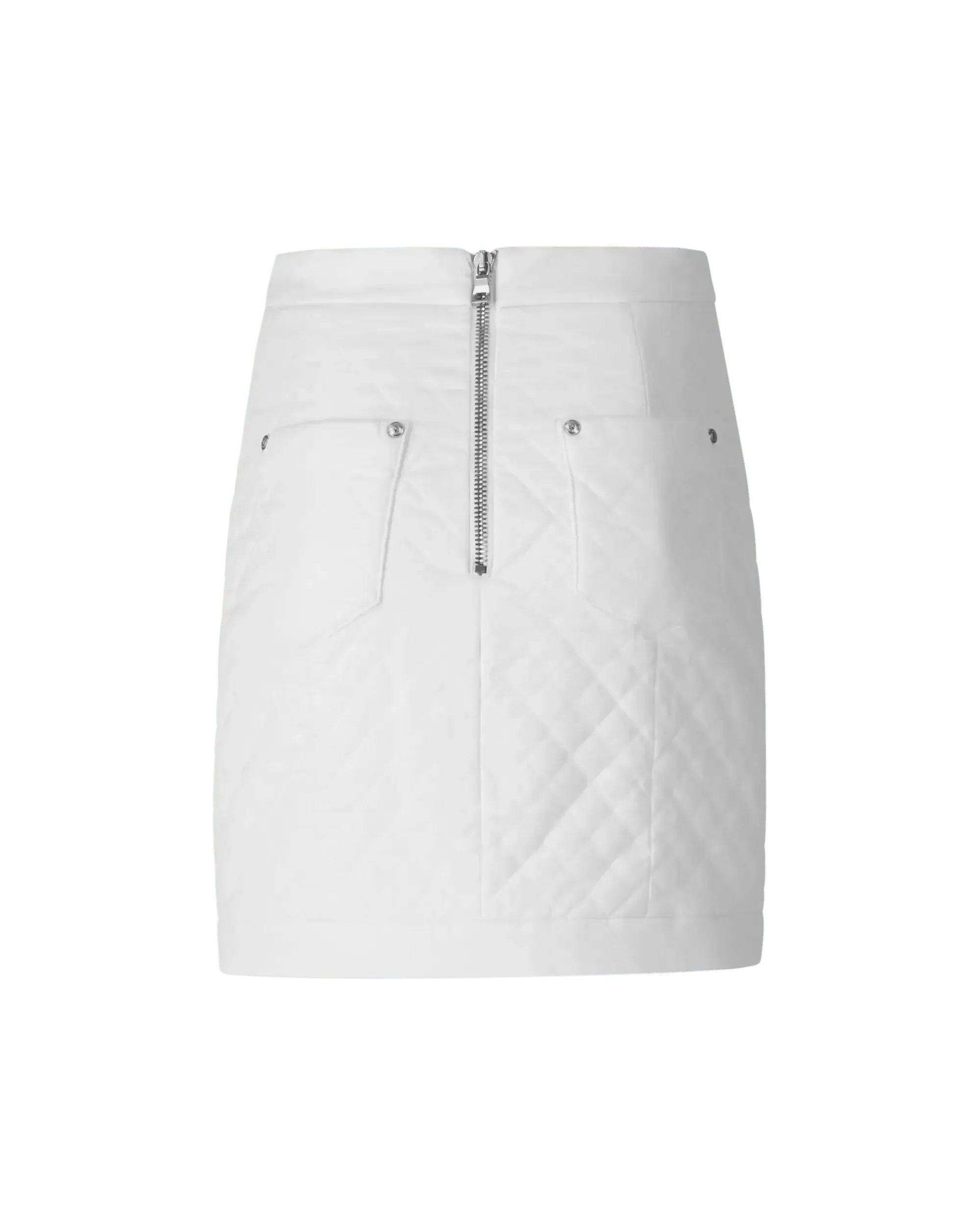 High Waisted Quilted Skirt - DIHSAN