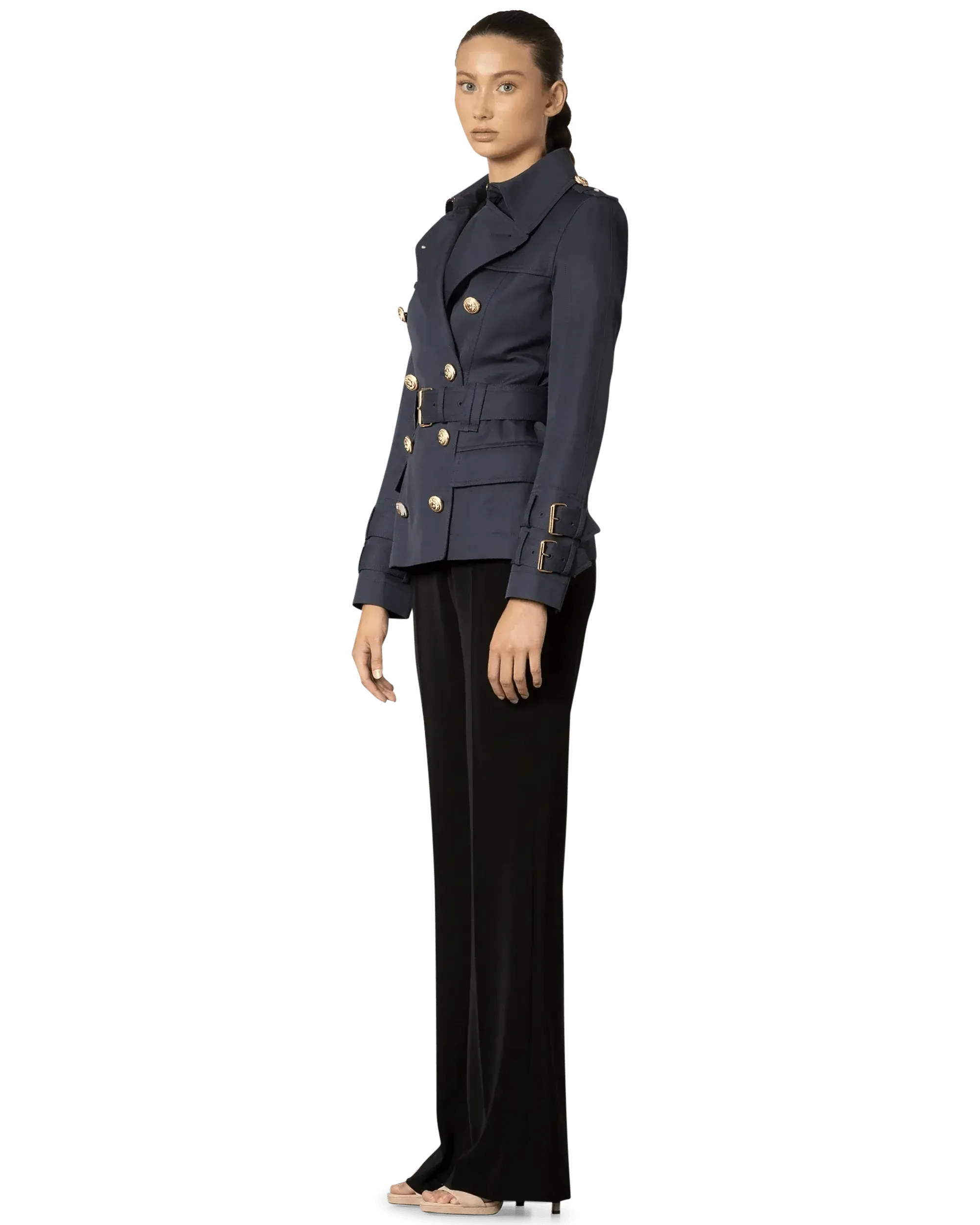 Classic Belted Overcoat - DIHSAN