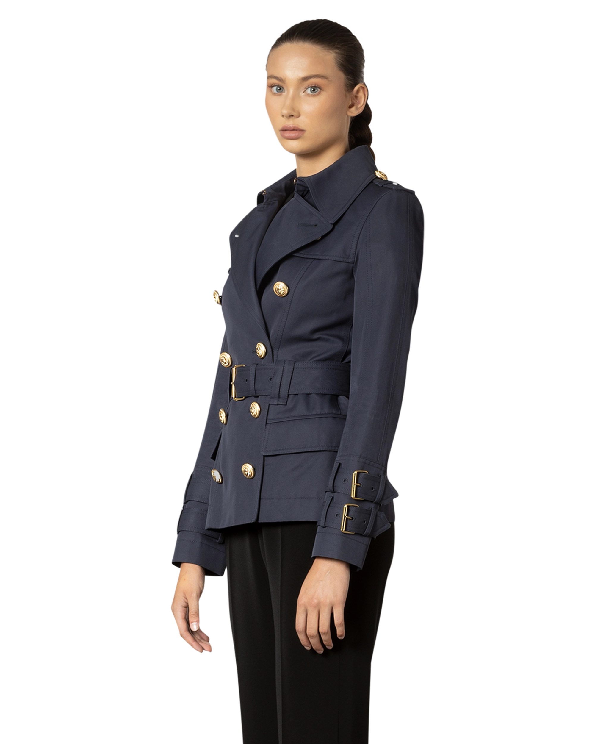 Classic Belted Overcoat