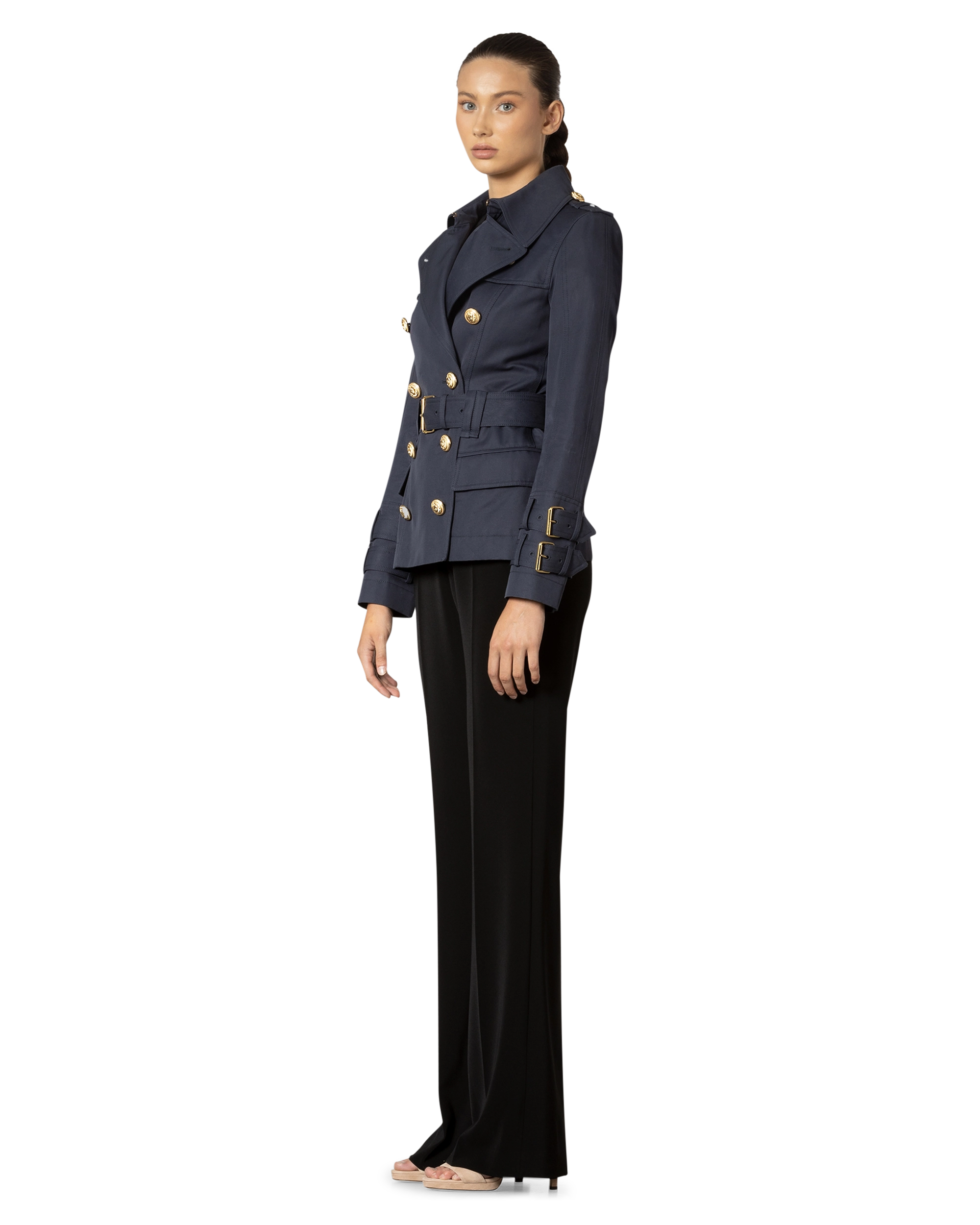 Classic Belted Overcoat