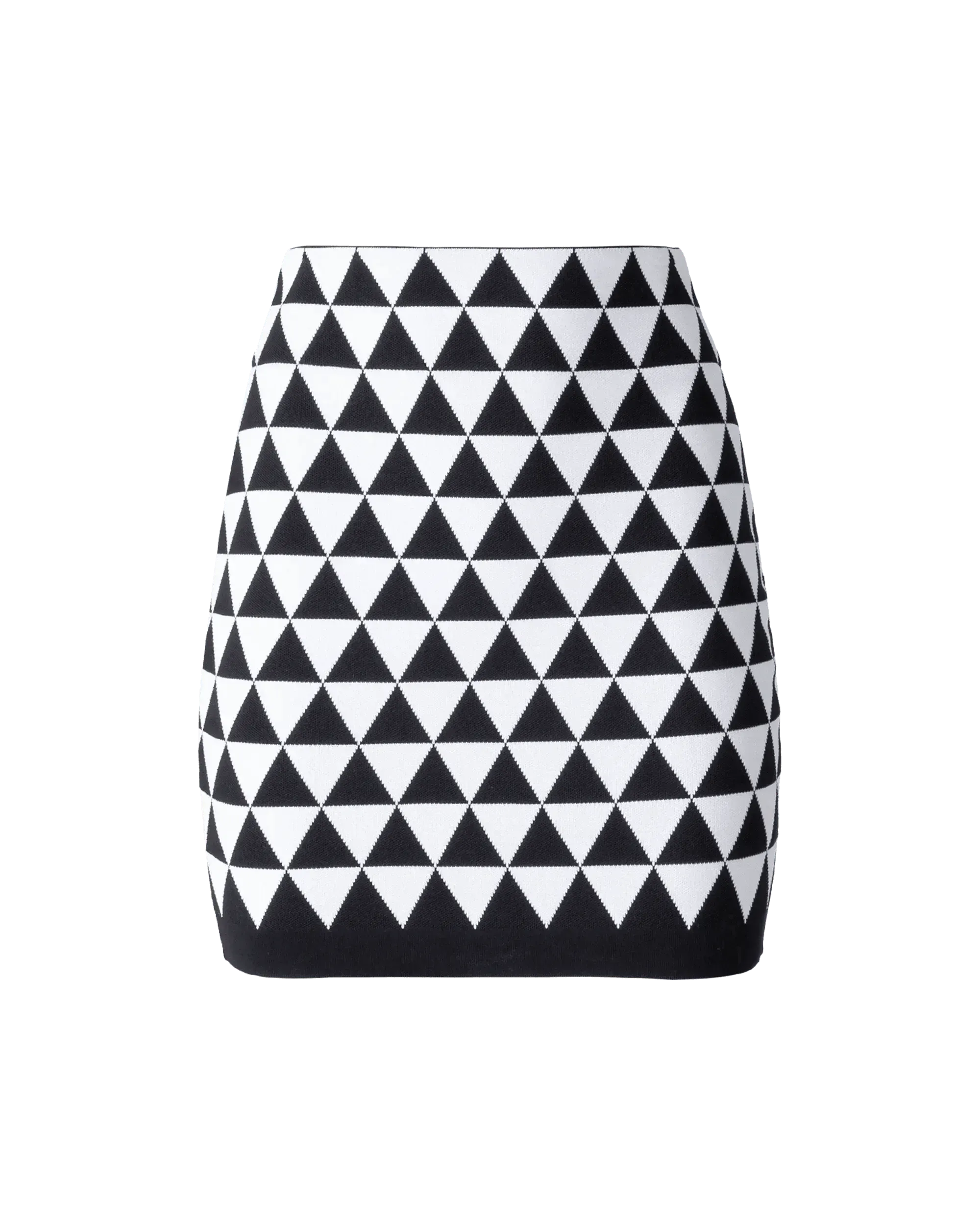 Geometric Print Mini Skirt - DIHSAN