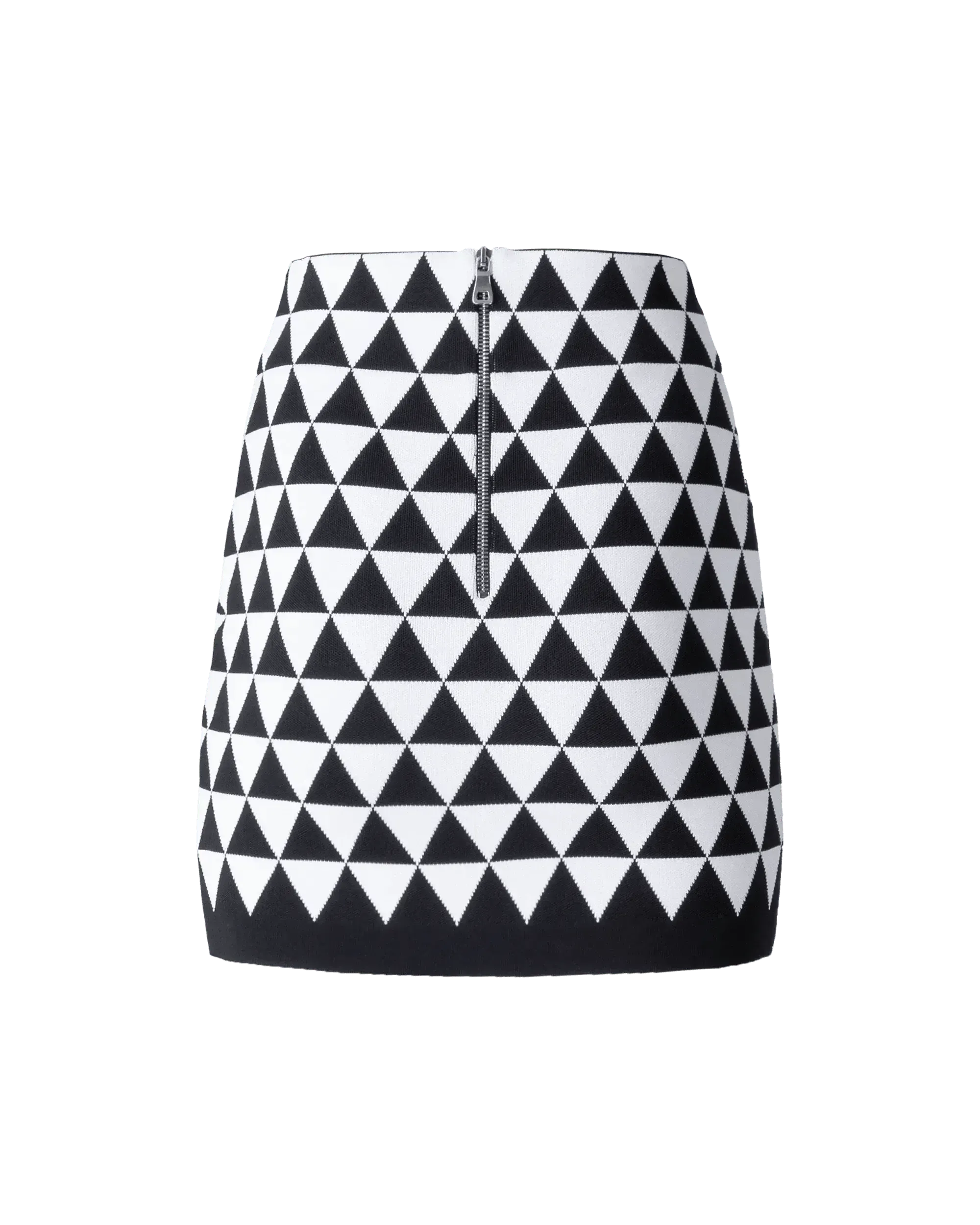 Geometric Print Mini Skirt - DIHSAN