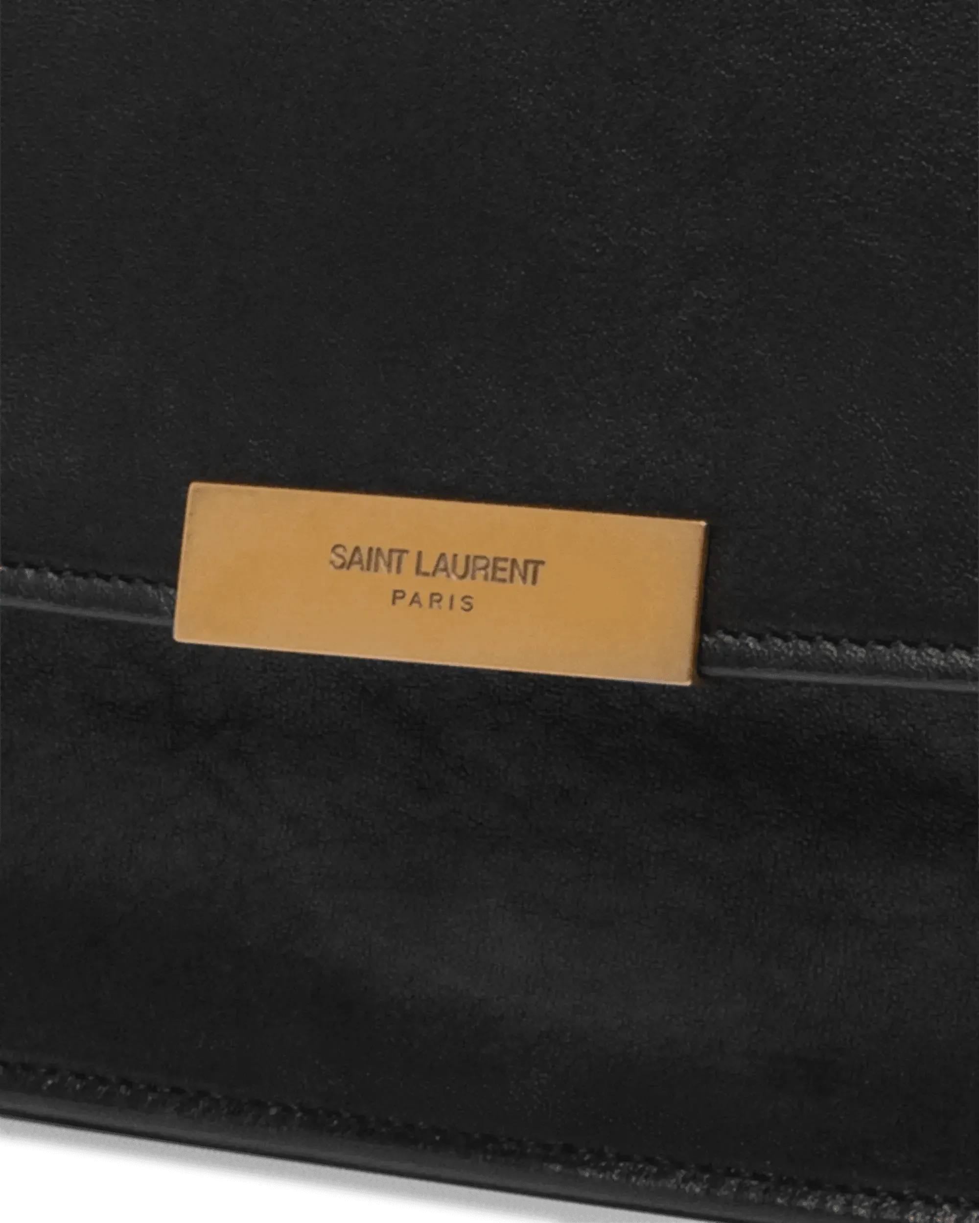 Black Lambskin Amalia Leather Bag by Saint Laurent | DIHSAN