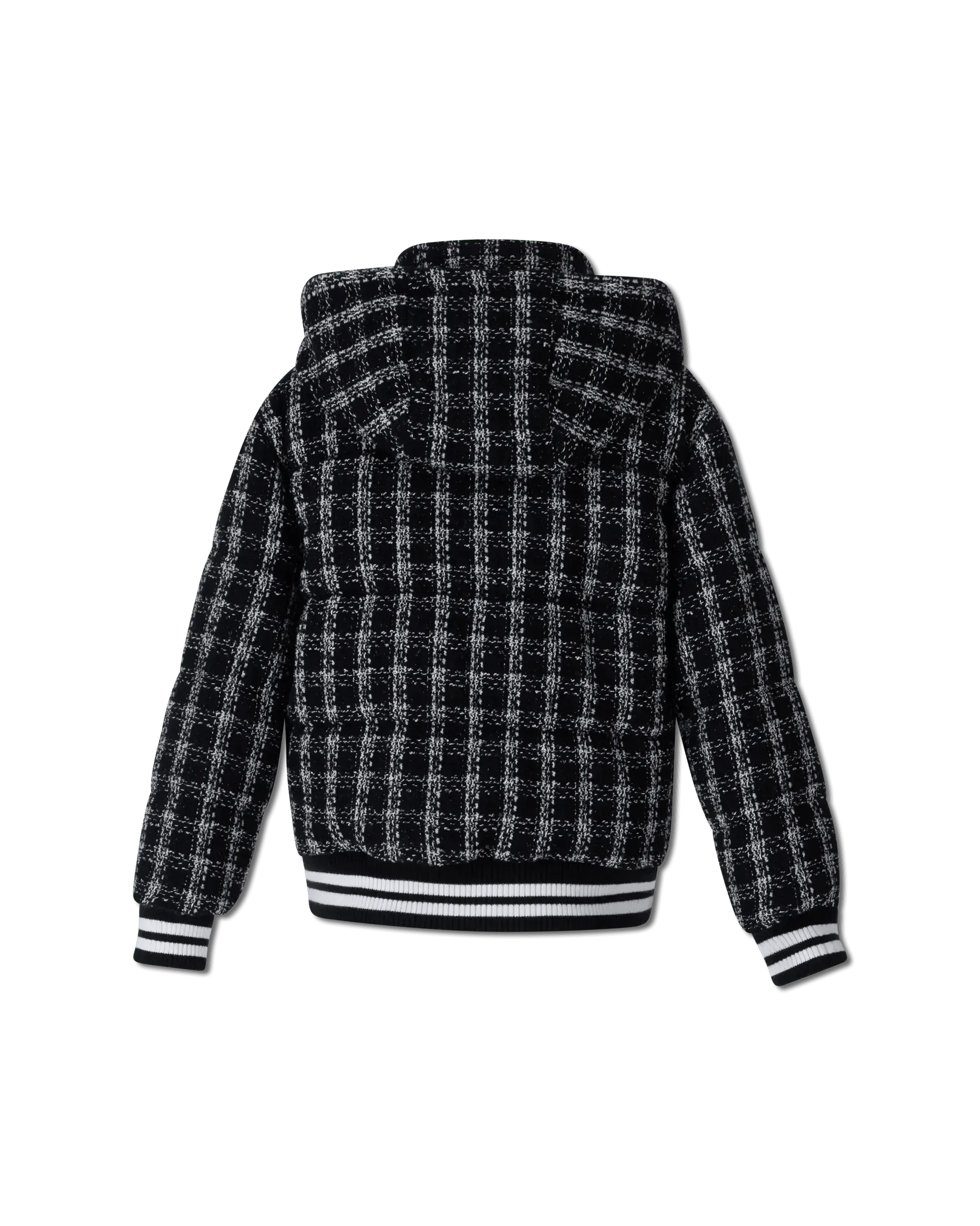 Tweed Bomber Jacket - DIHSAN