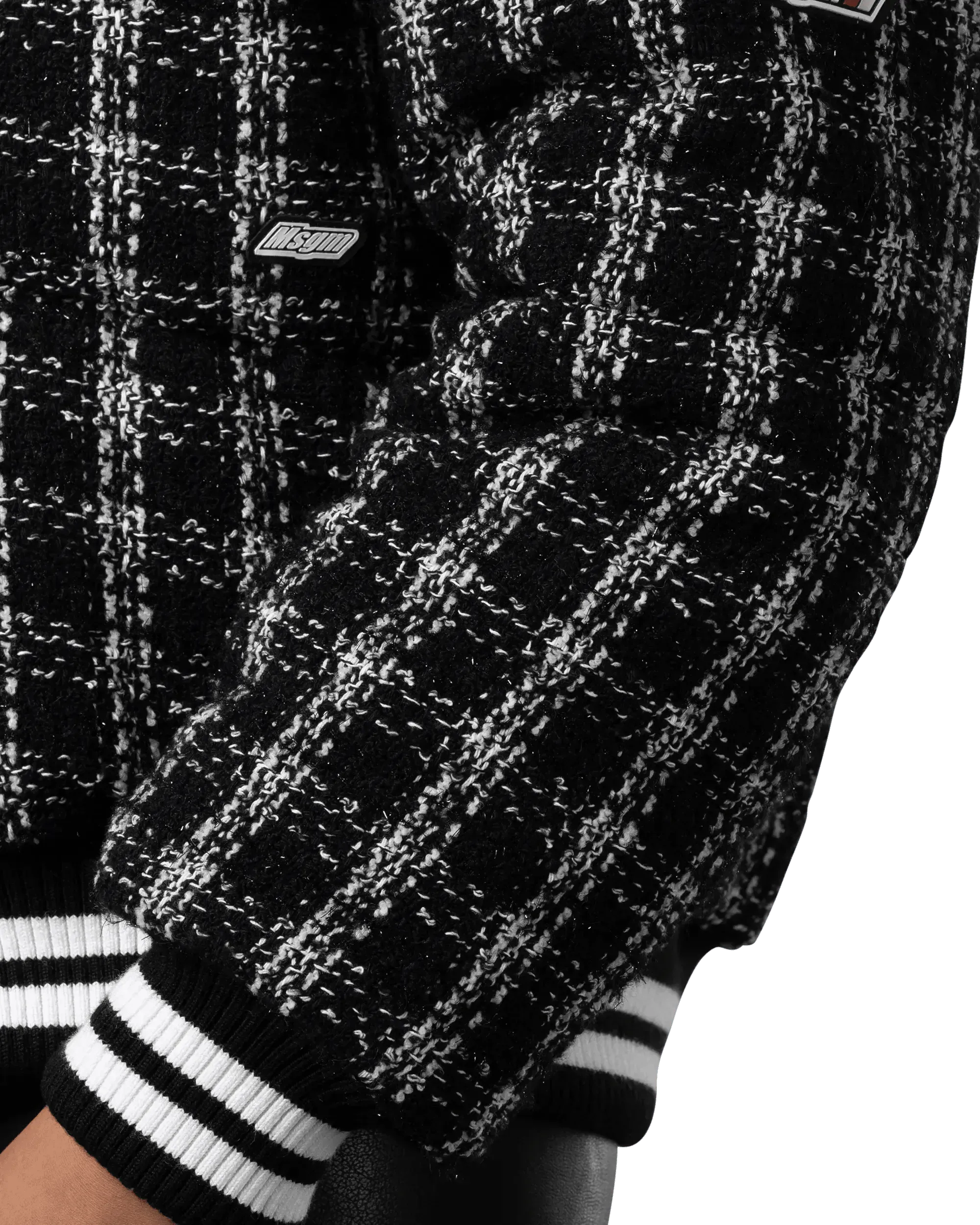 Tweed Bomber Jacket - DIHSAN