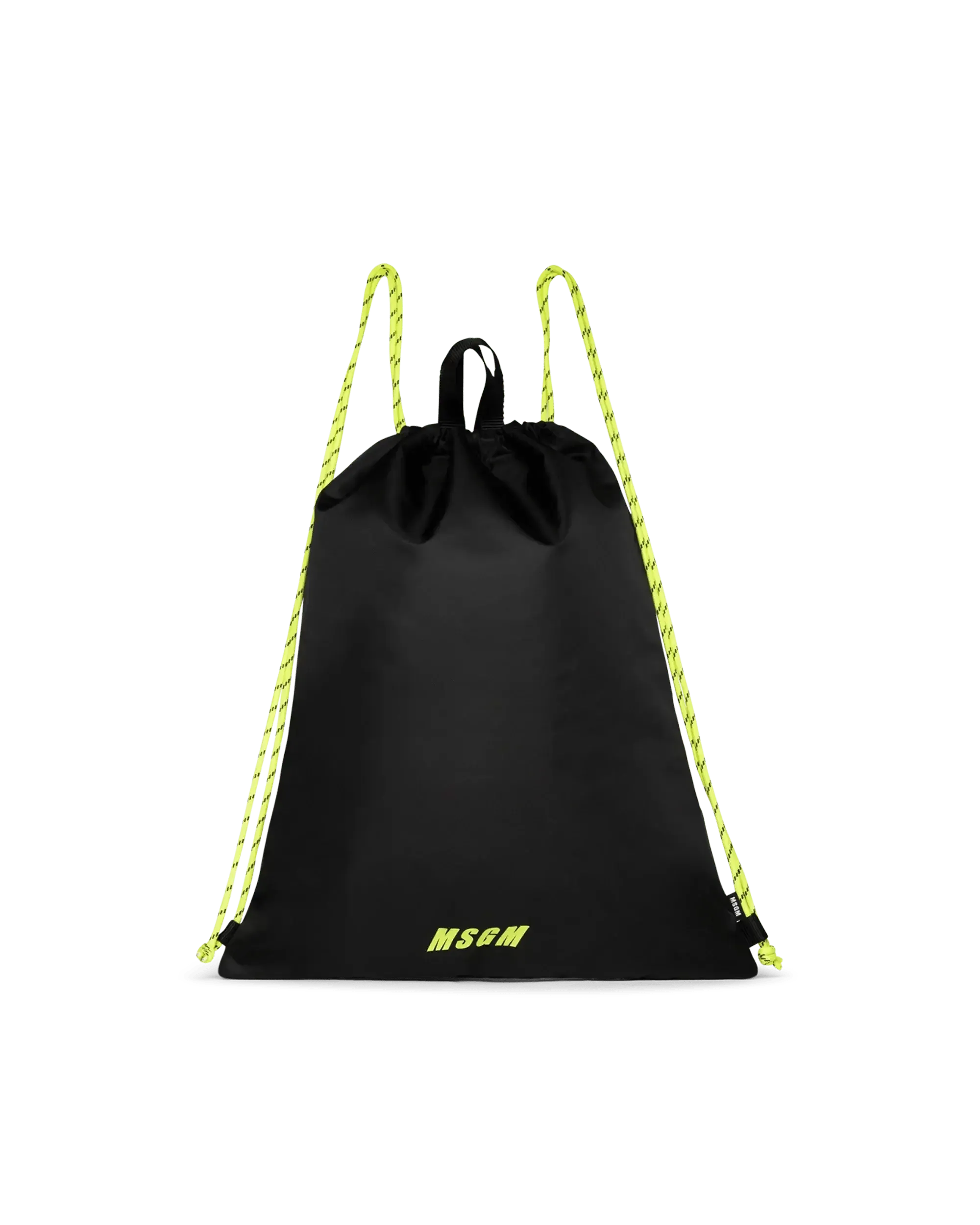 Logo Print Drawstring Backpack - DIHSAN