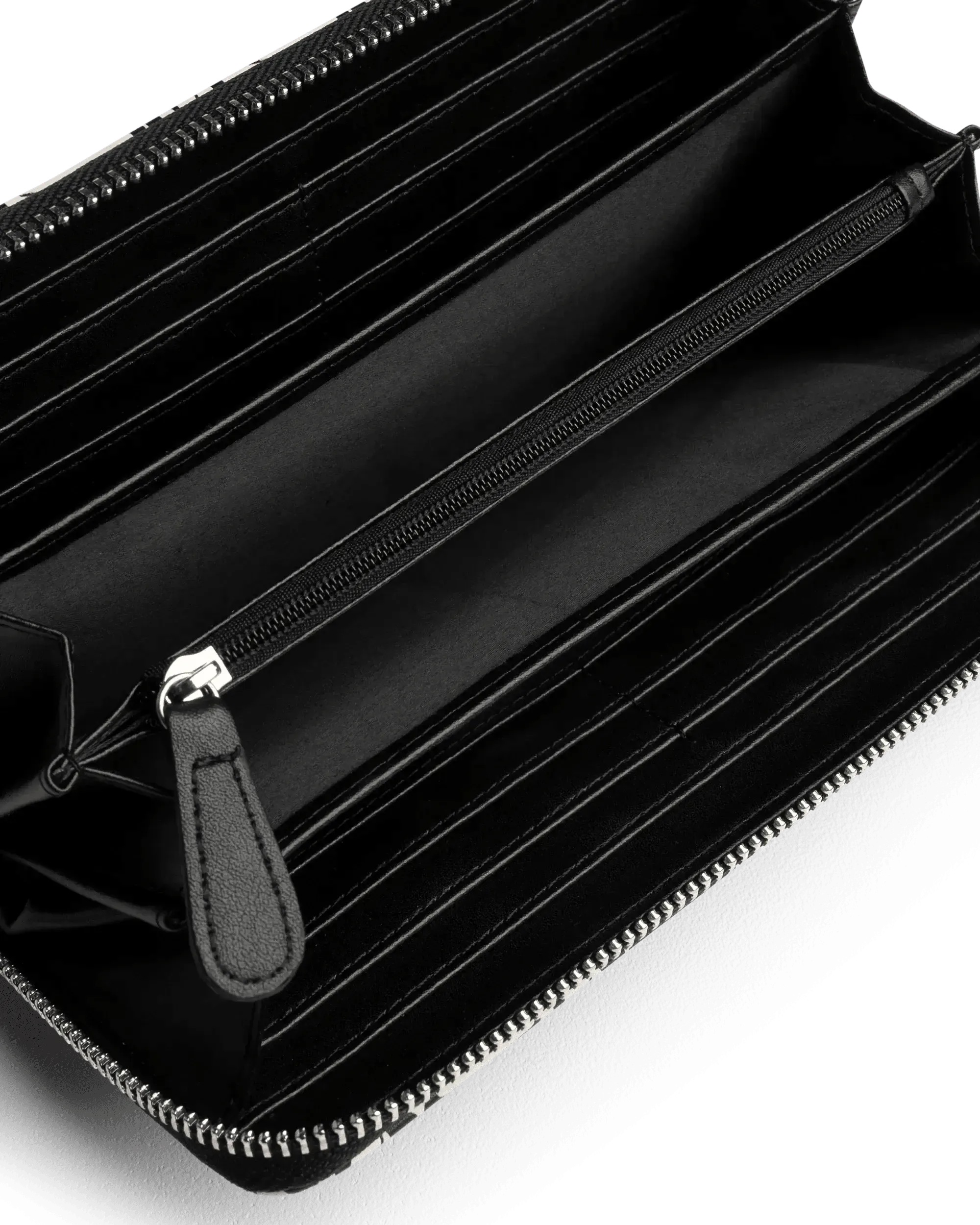 Geometric 'M' Print Zip Wallet - DIHSAN