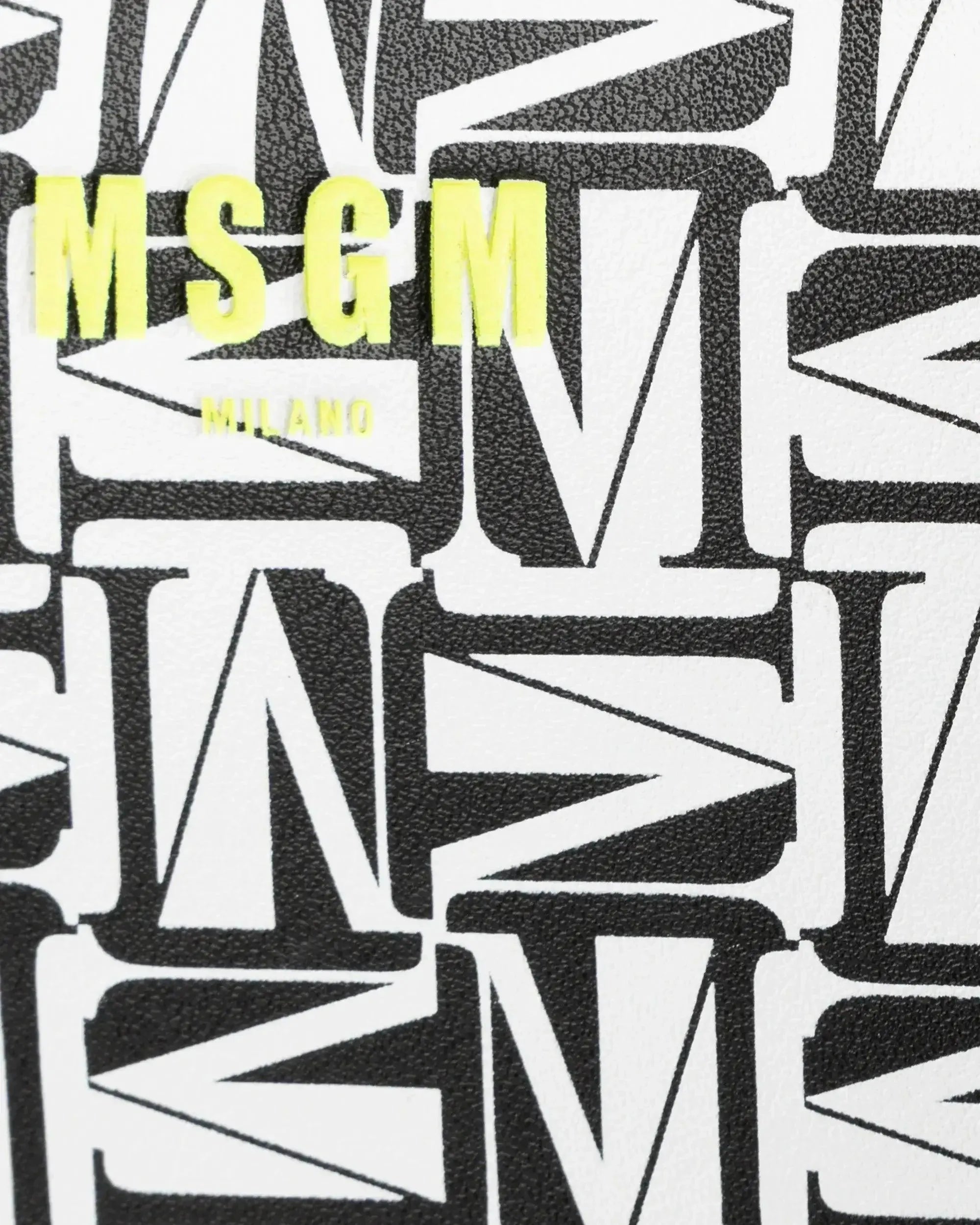 Geometric 'M' Print Zip Wallet - DIHSAN