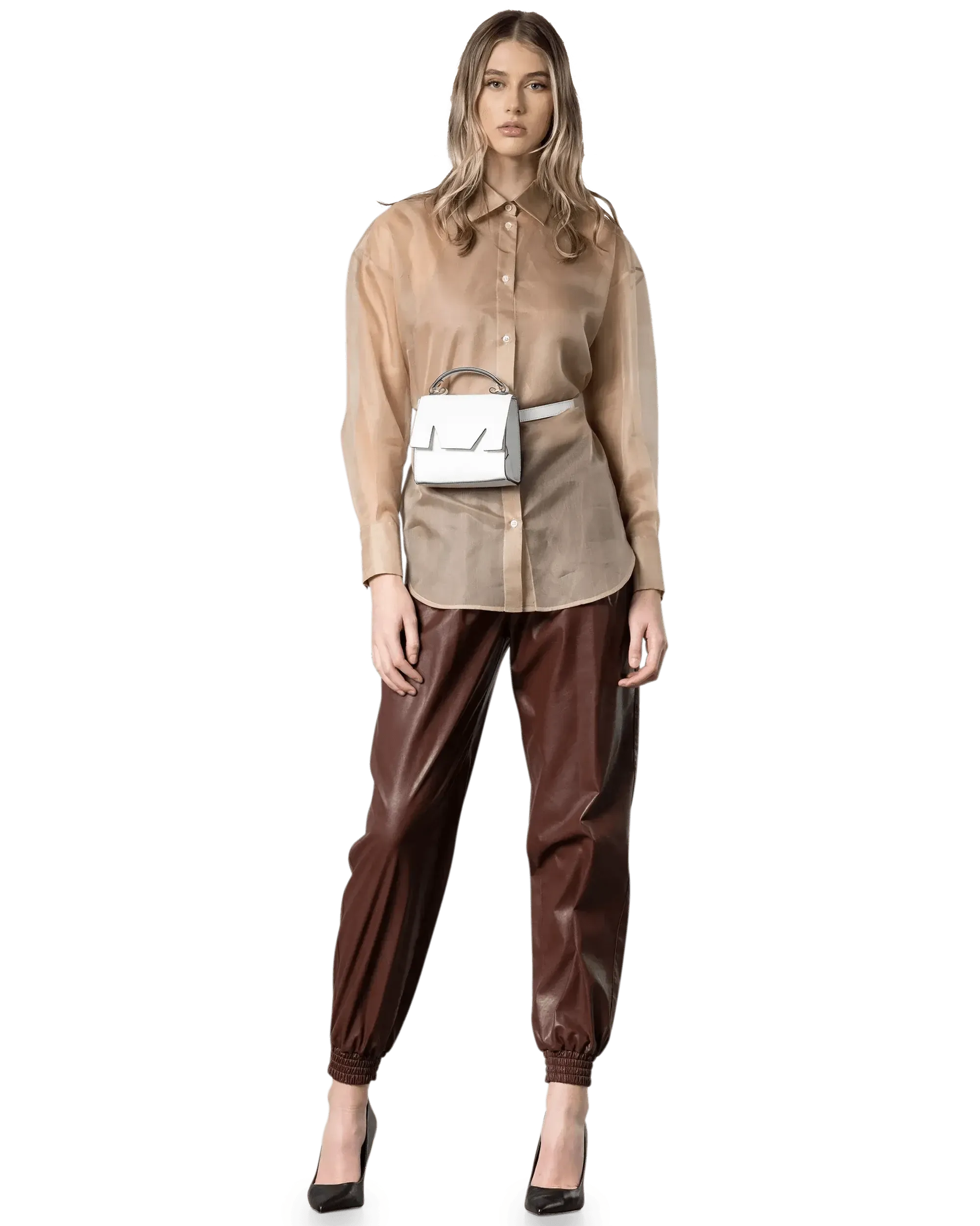 Mini 'M' Flap Belt Bag - DIHSAN