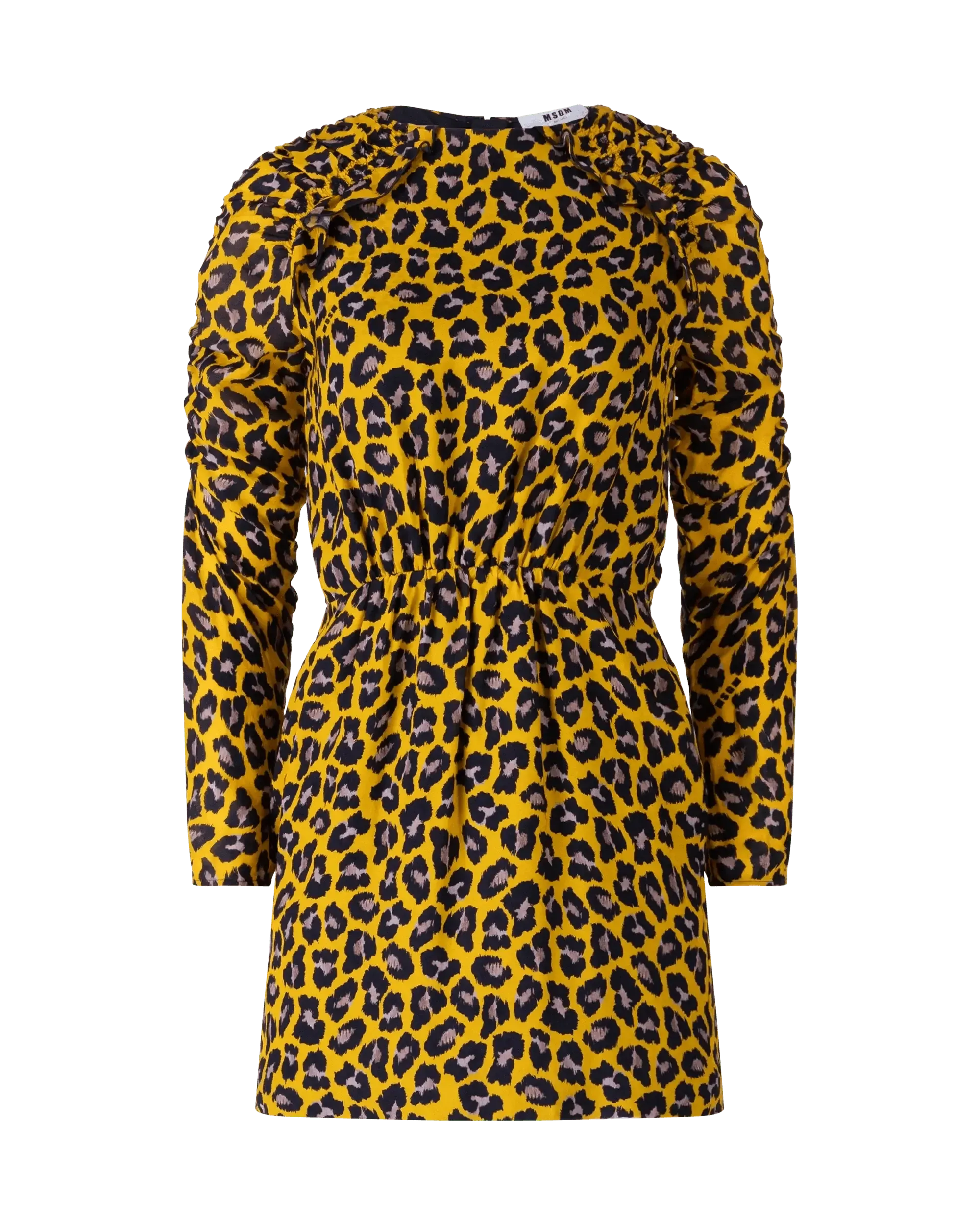 Leopard Print Mini Dress - DIHSAN