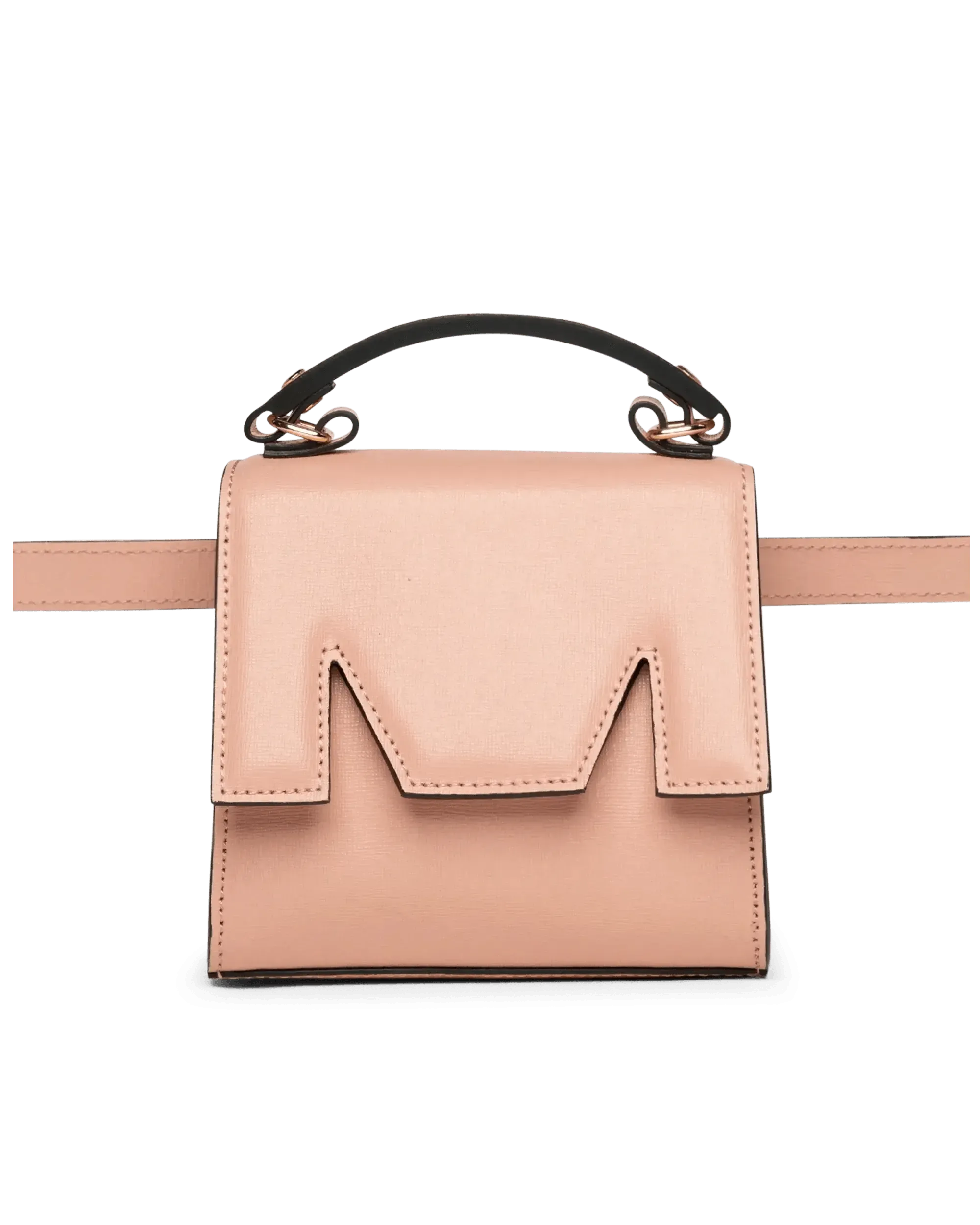 Mini 'M' Flap Belt Bag - DIHSAN