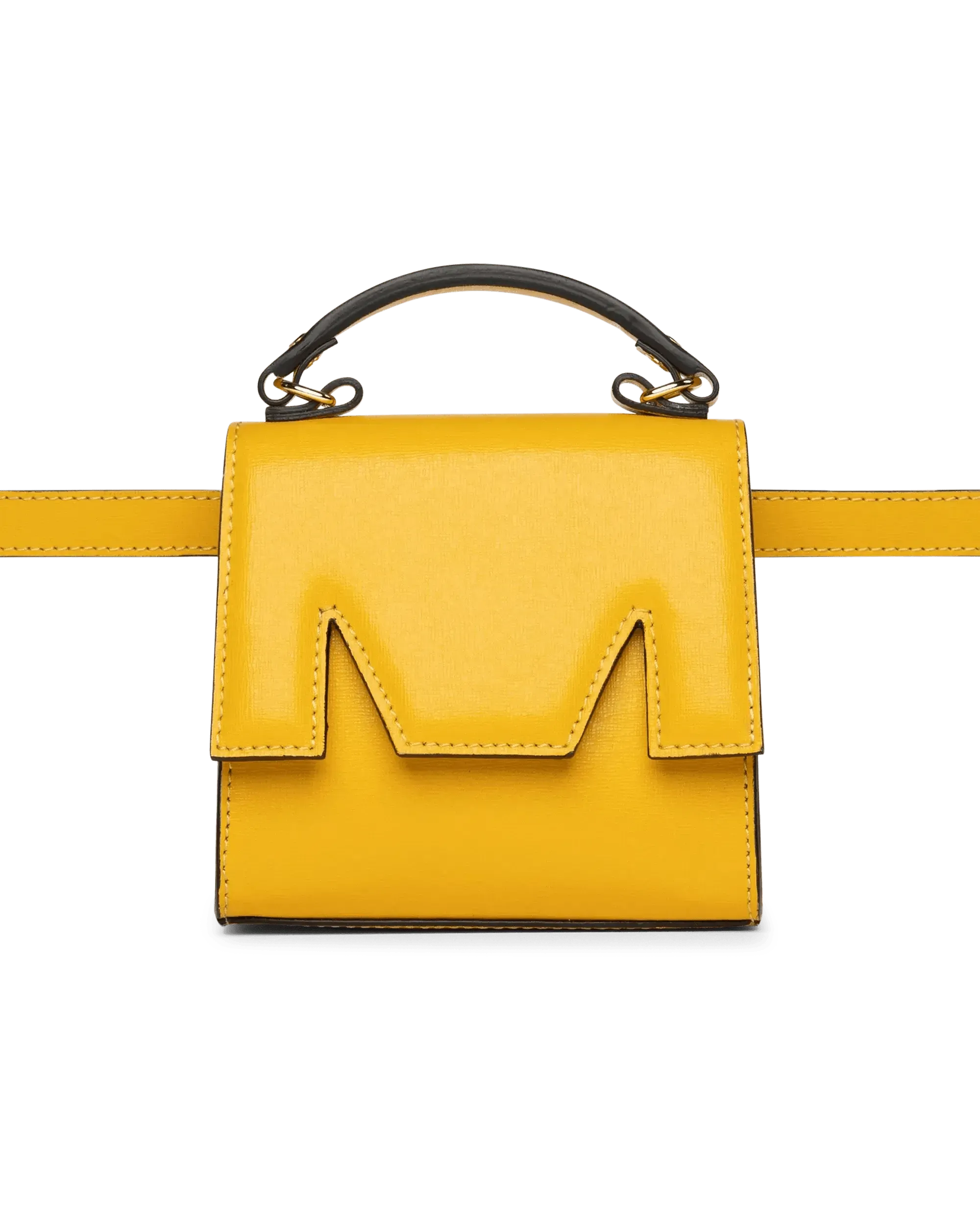Mini 'M' Flap Belt Bag - DIHSAN