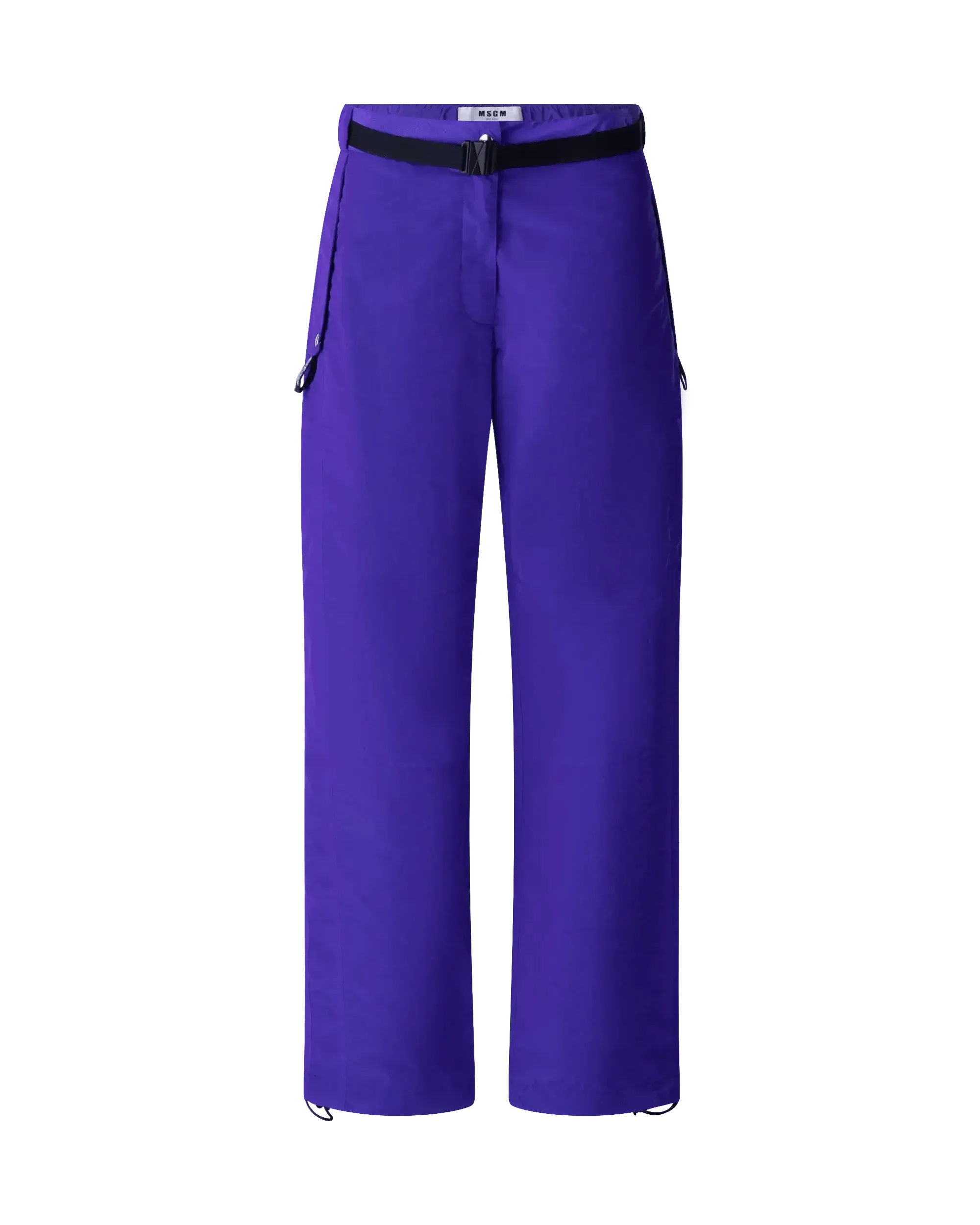 Belted Nylon Pants - DIHSAN