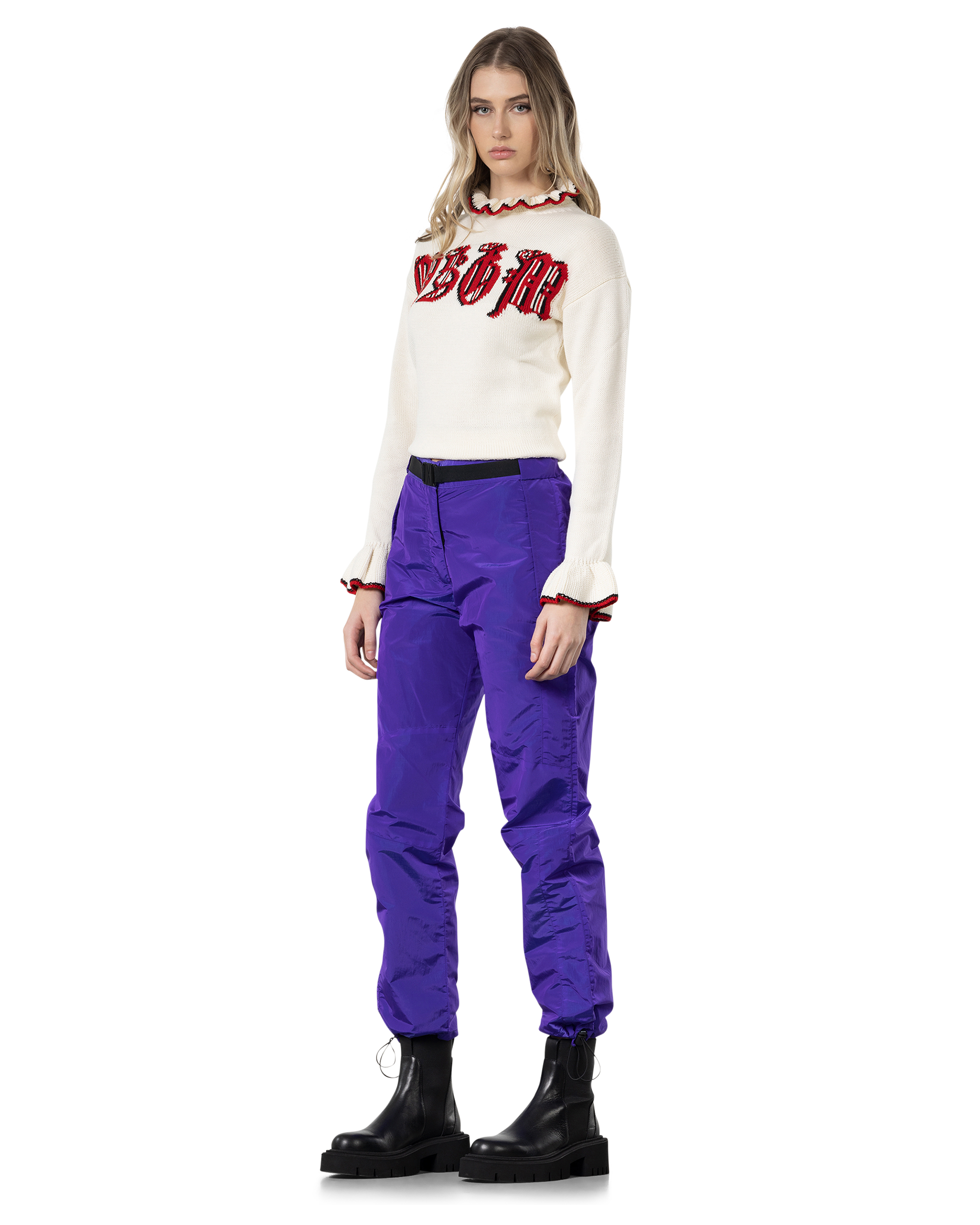 MSGM Belted Nylon Pants