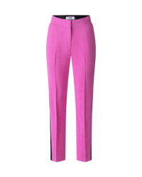 Side Stripe High Waisted Pants - DIHSAN