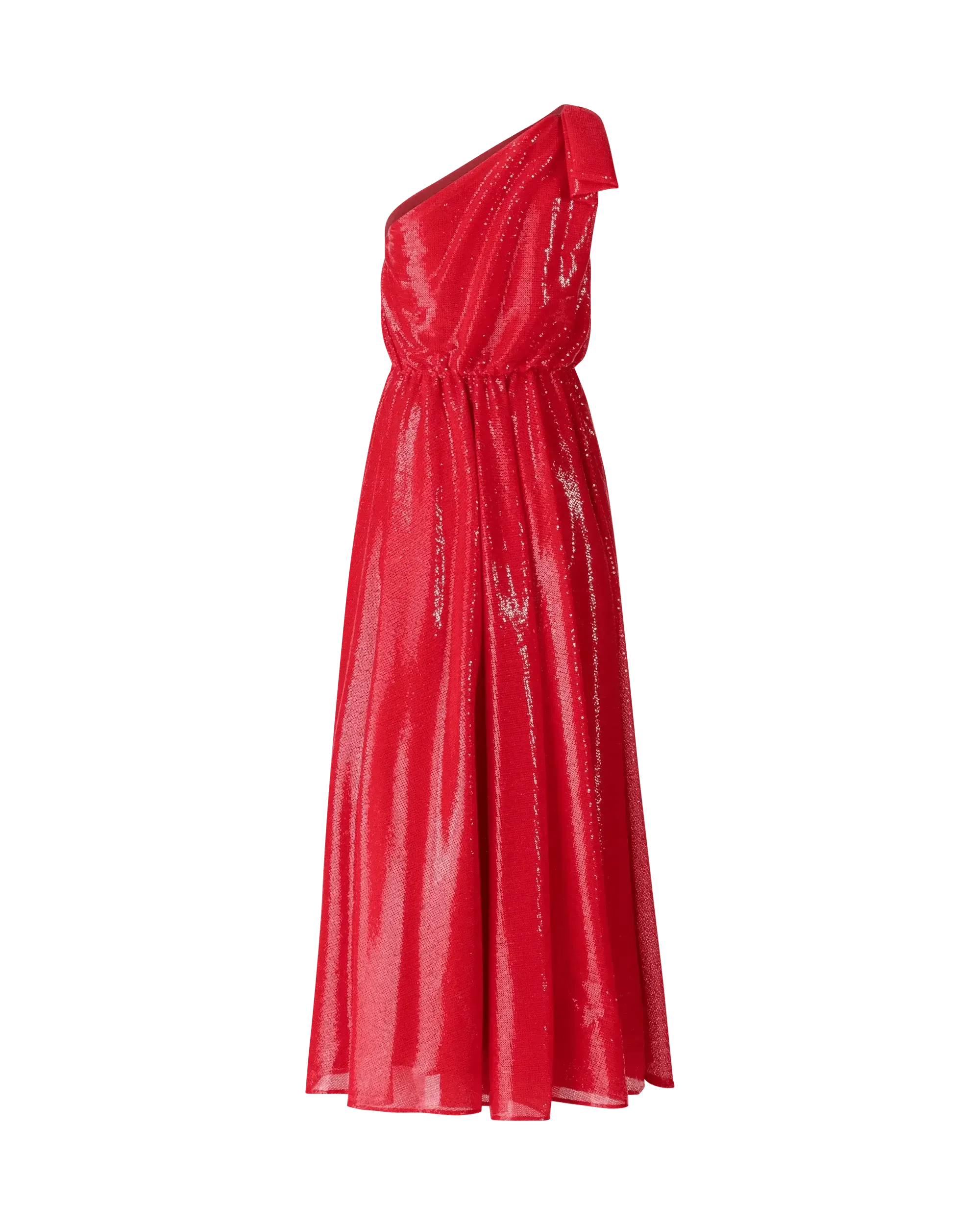 Sequined One Shoulder Dress - DIHSAN