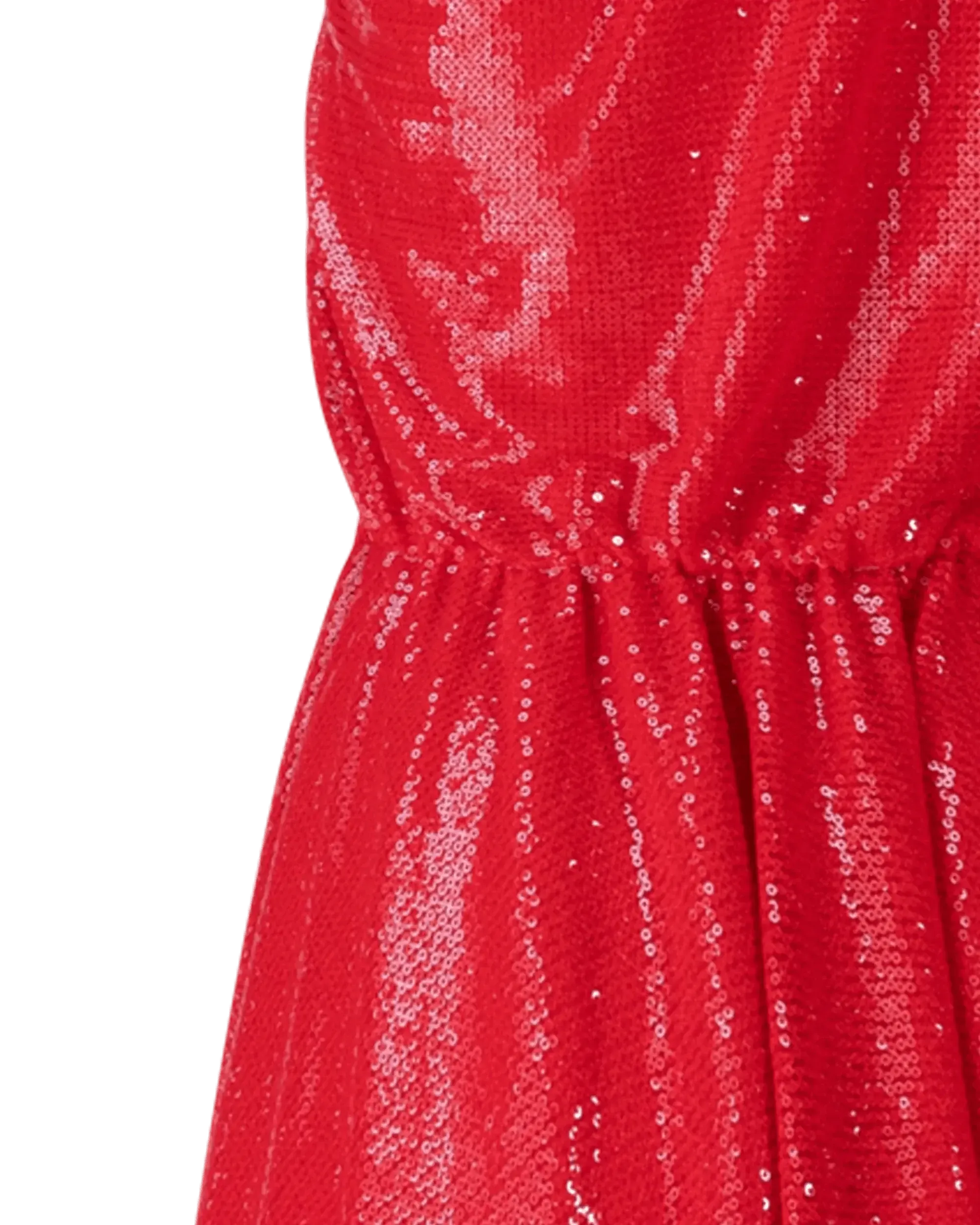 Sequined One Shoulder Dress - DIHSAN