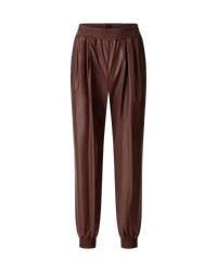 Faux Leather Joggers - DIHSAN