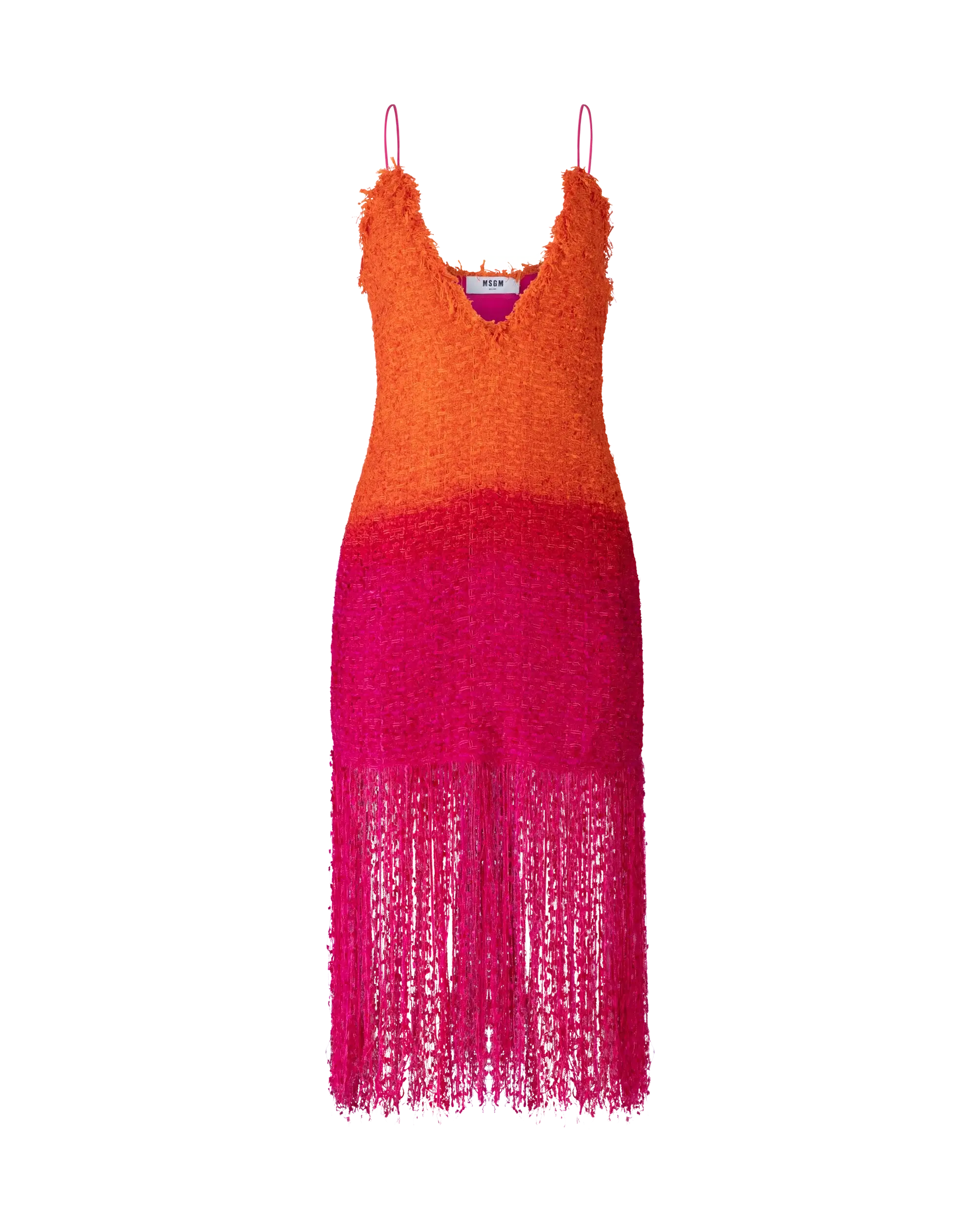 Two-Toned Fringe Dress