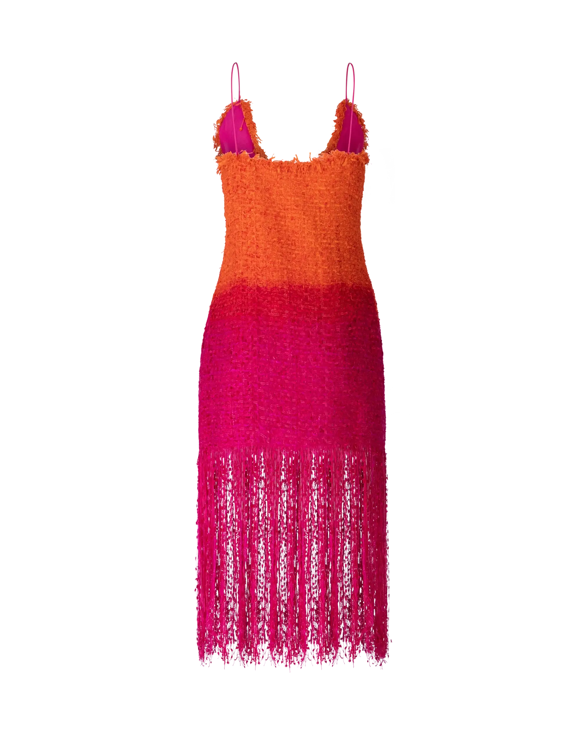 Two-Toned Fringe Dress