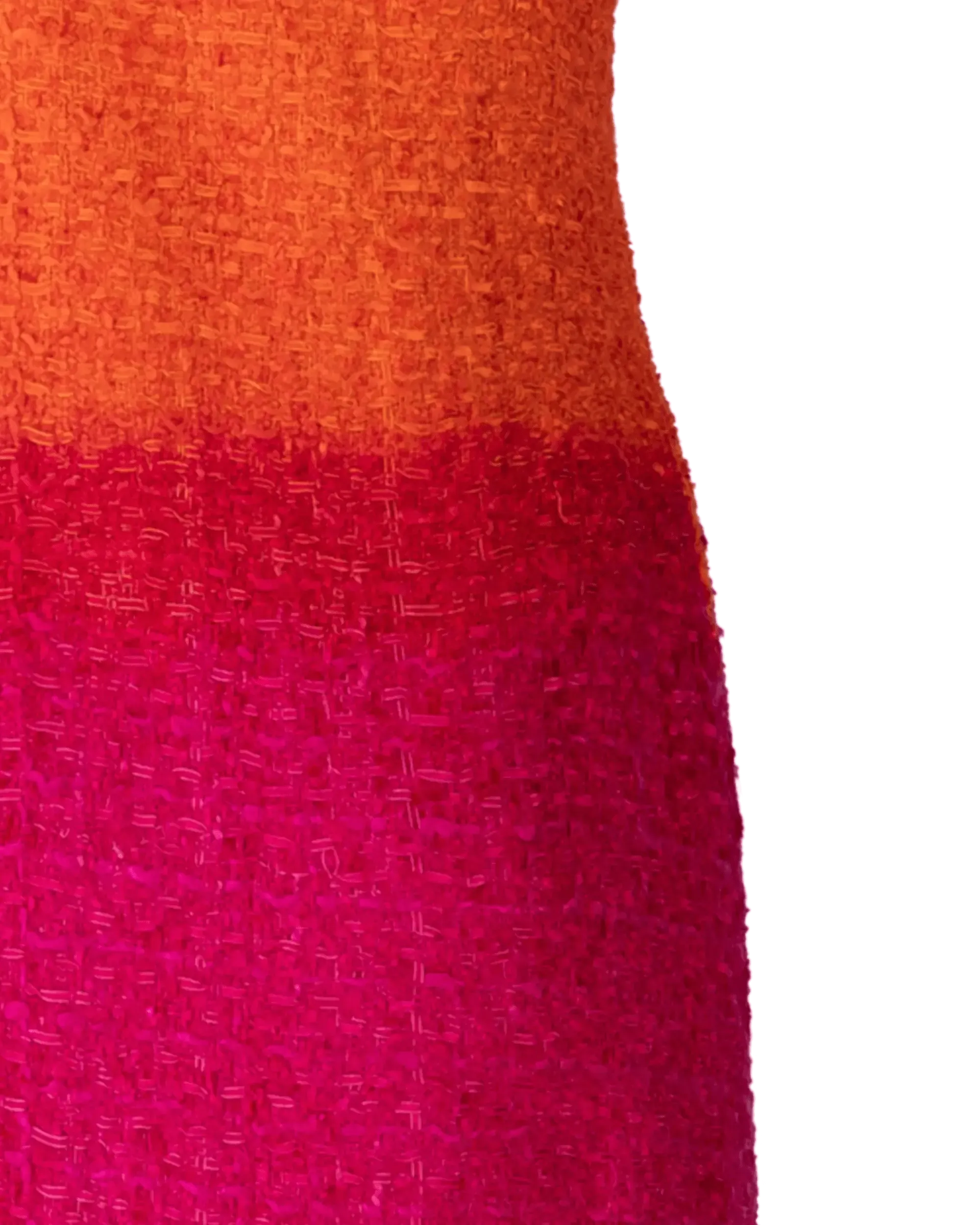 Two-Toned Fringe Dress - DIHSAN